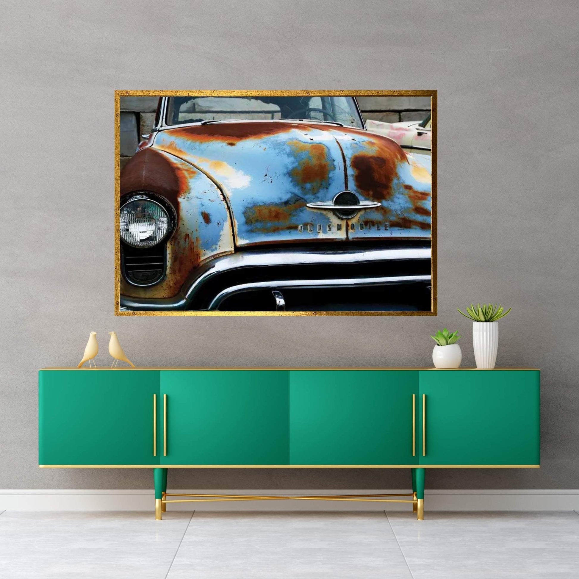 Oldsmobile Front Grill Canvas Wall Art - Y Canvas