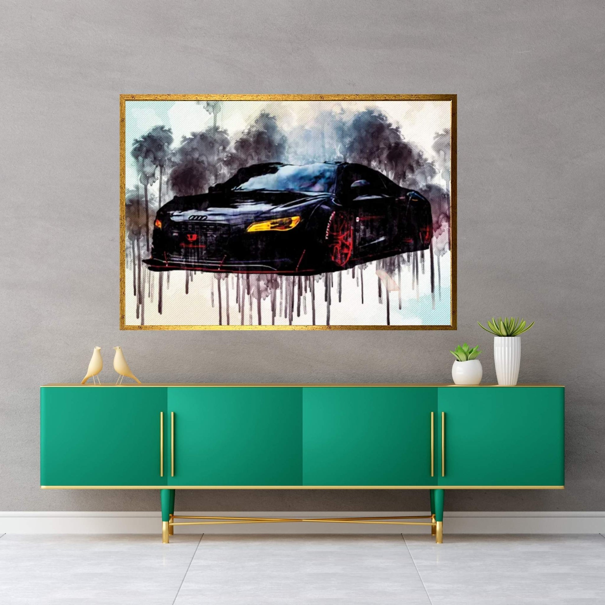 2019 Audi R8 LB Performance Canvas Wall Art - Y Canvas