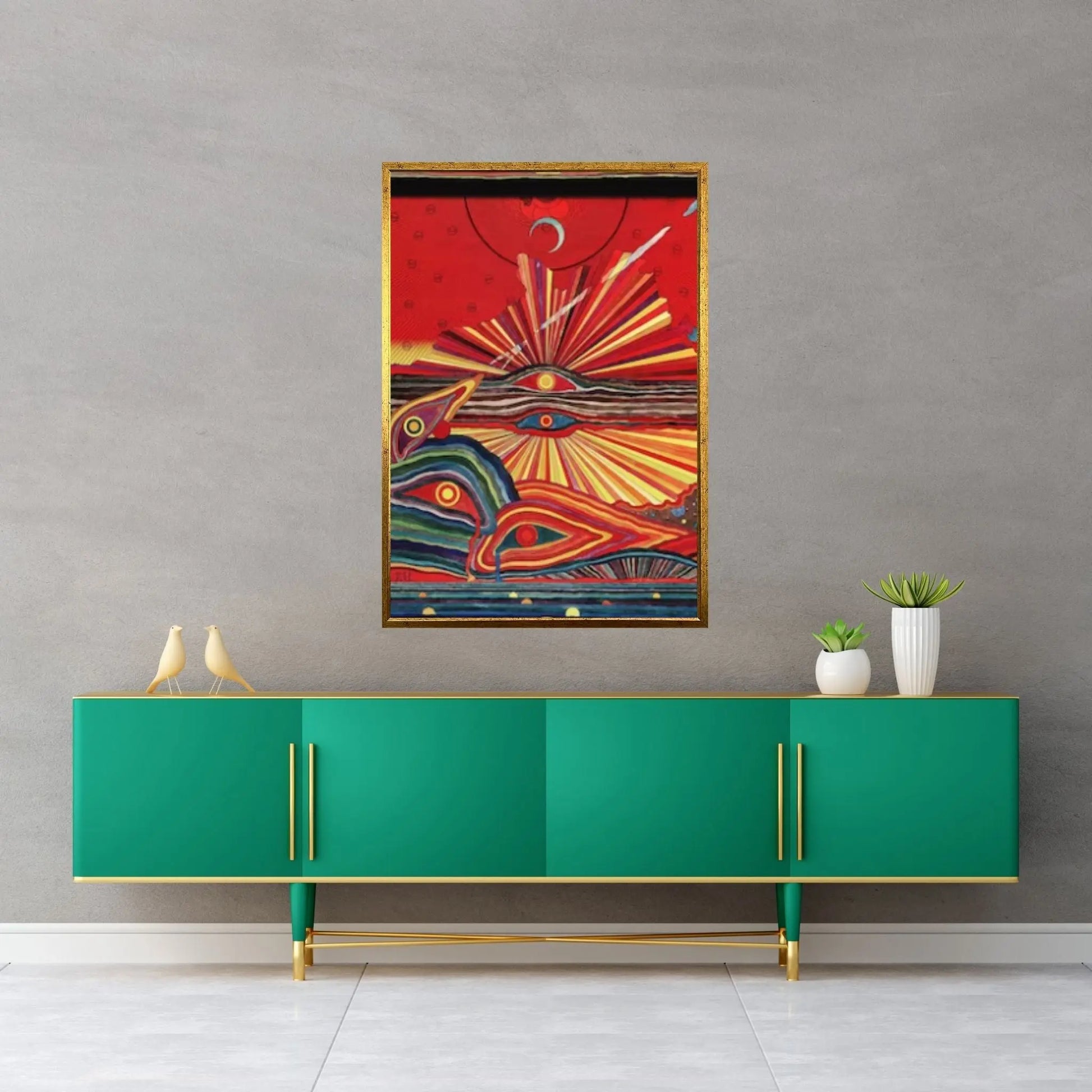 Modern Japanese Modern Art Canvas Wall Art Poster Print - Painting Reproduction Print - Y Canvas