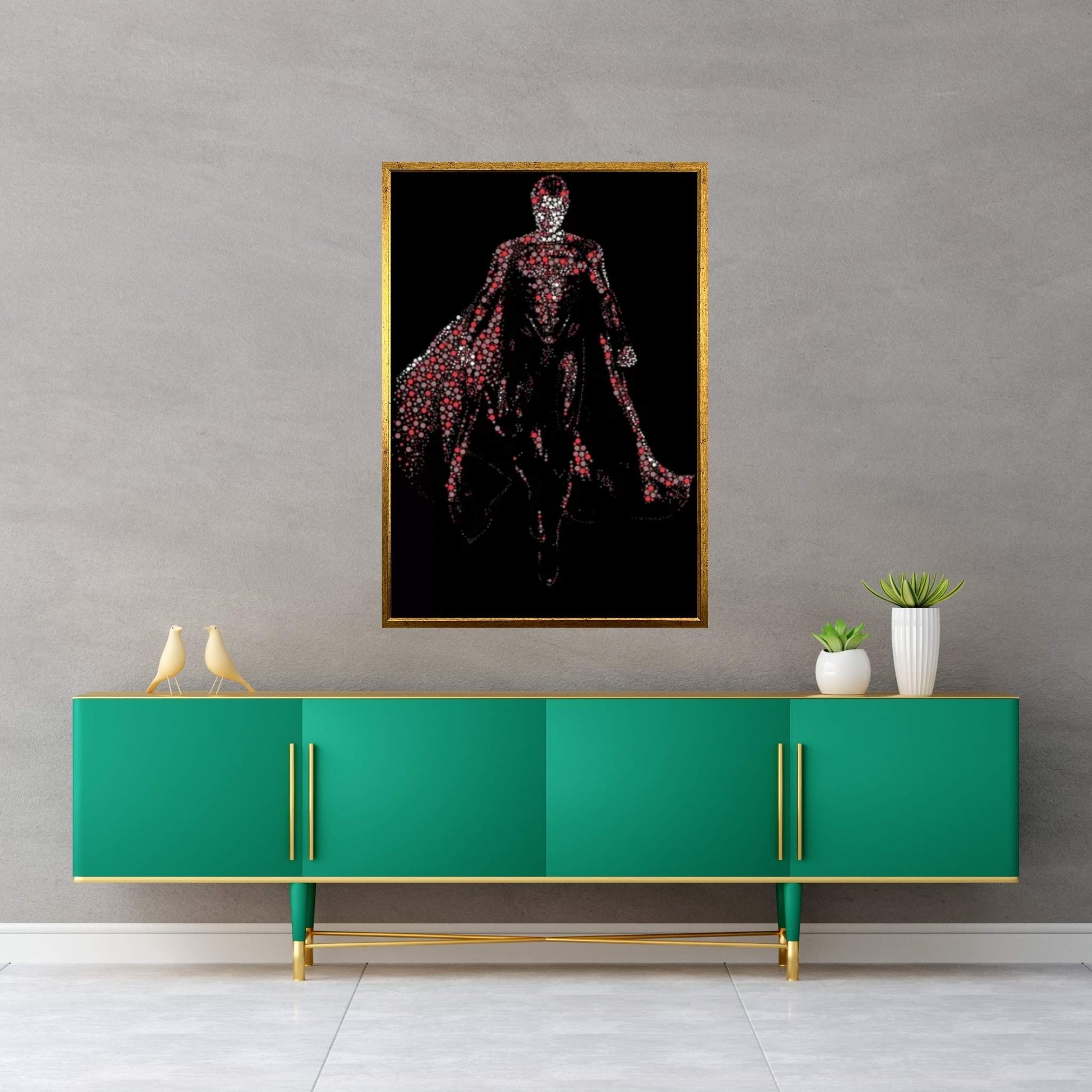 Man Of Steel Canvas Wall Art - Y Canvas