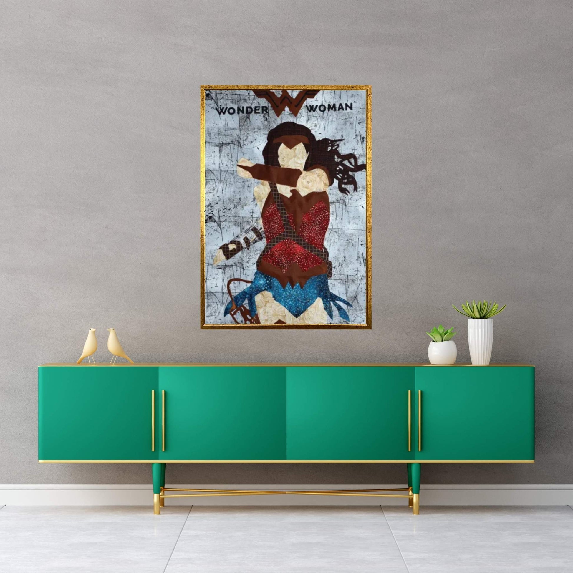 Wonder Woman Canvas Wall Art - Y Canvas