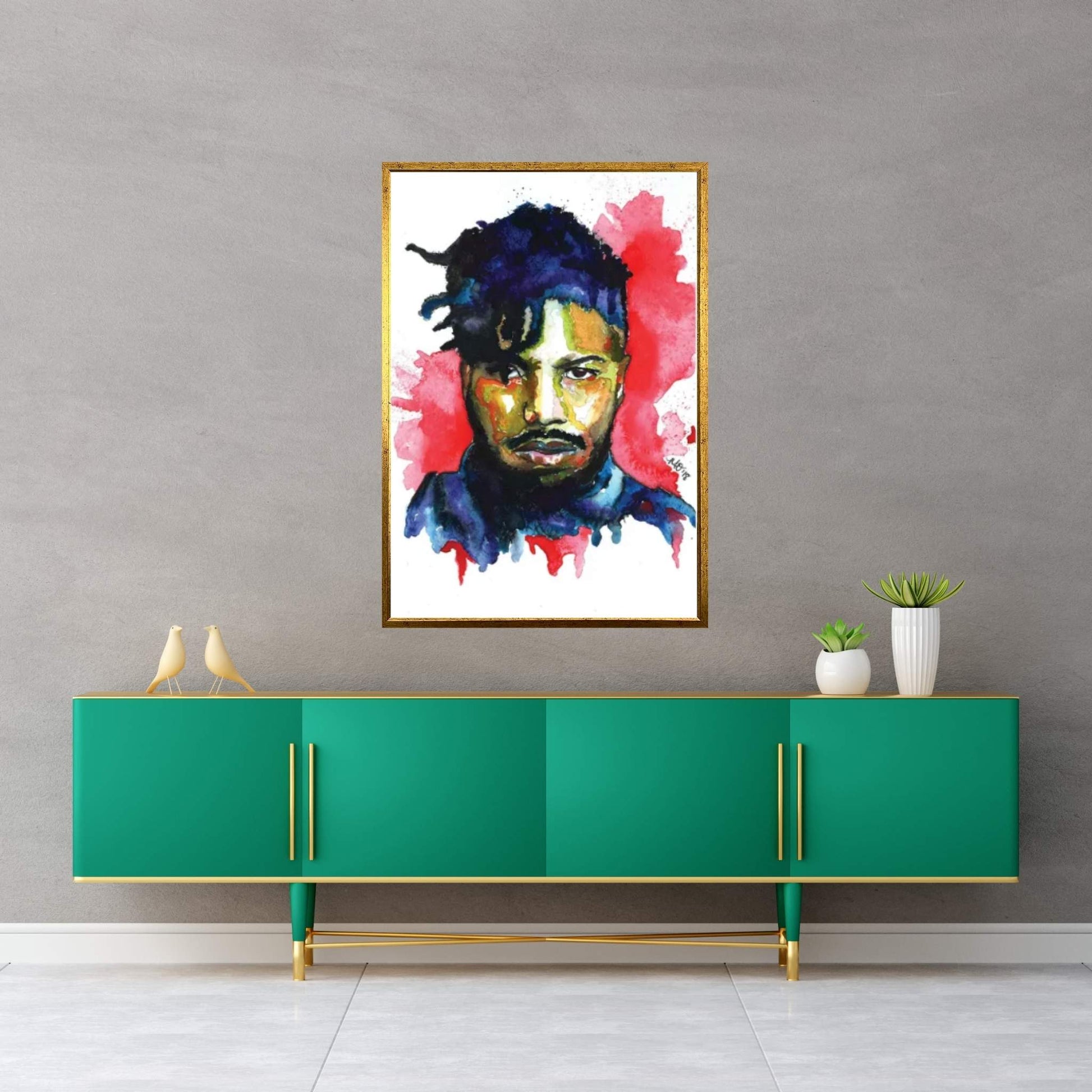 Killmonger Canvas Wall Art - Y Canvas