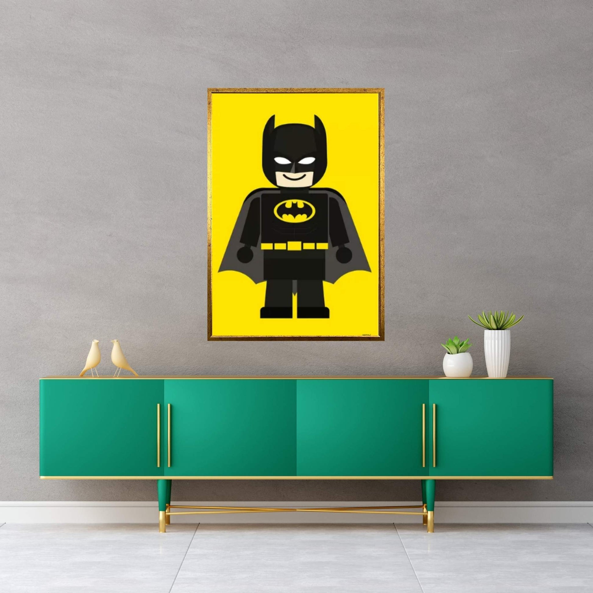 Toy Batman Canvas Wall Art - Y Canvas