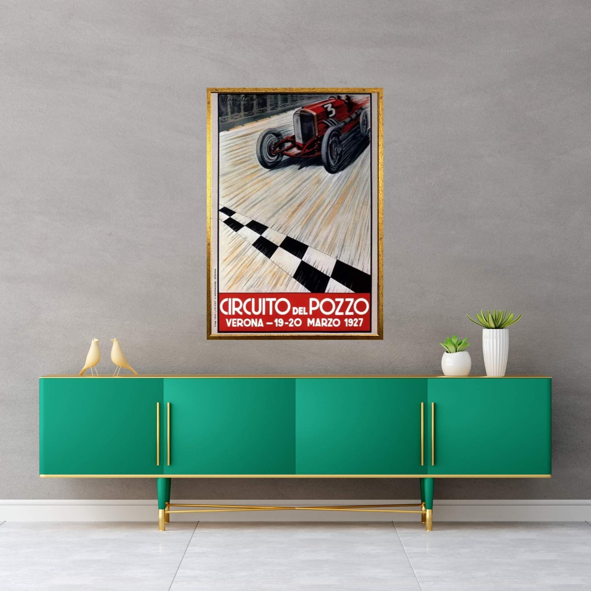 Circuit del Pozzo Italy Canvas Wall Art - Y Canvas