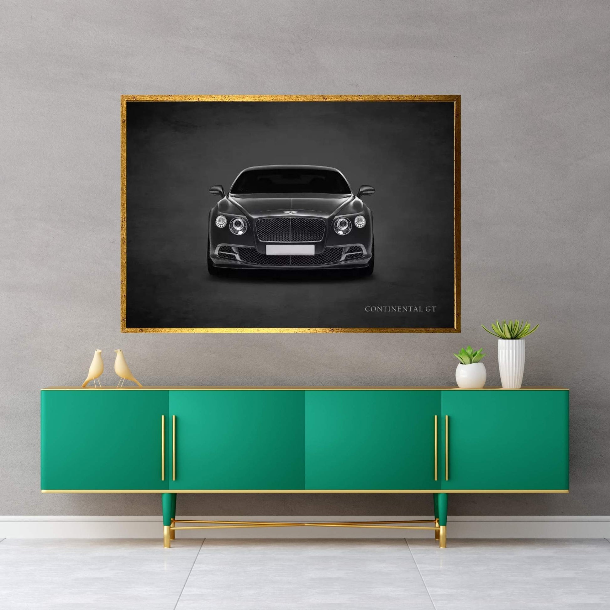 Bentley Continental GT Canvas Wall Art - Y Canvas