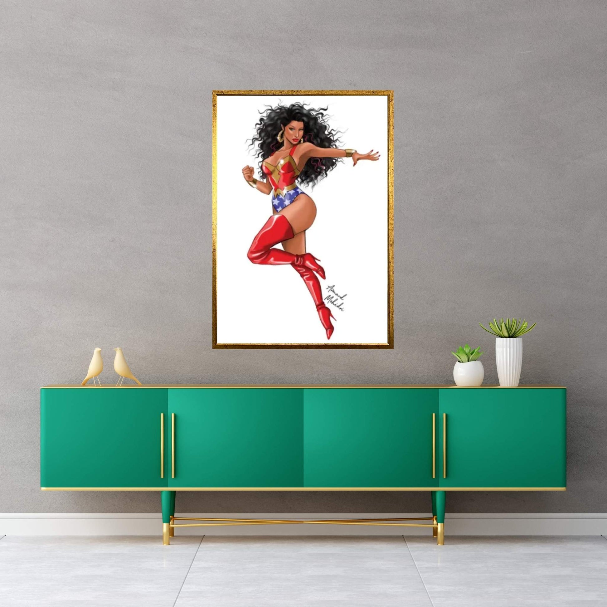 Nicki Minaj Canvas Wall Art - Y Canvas