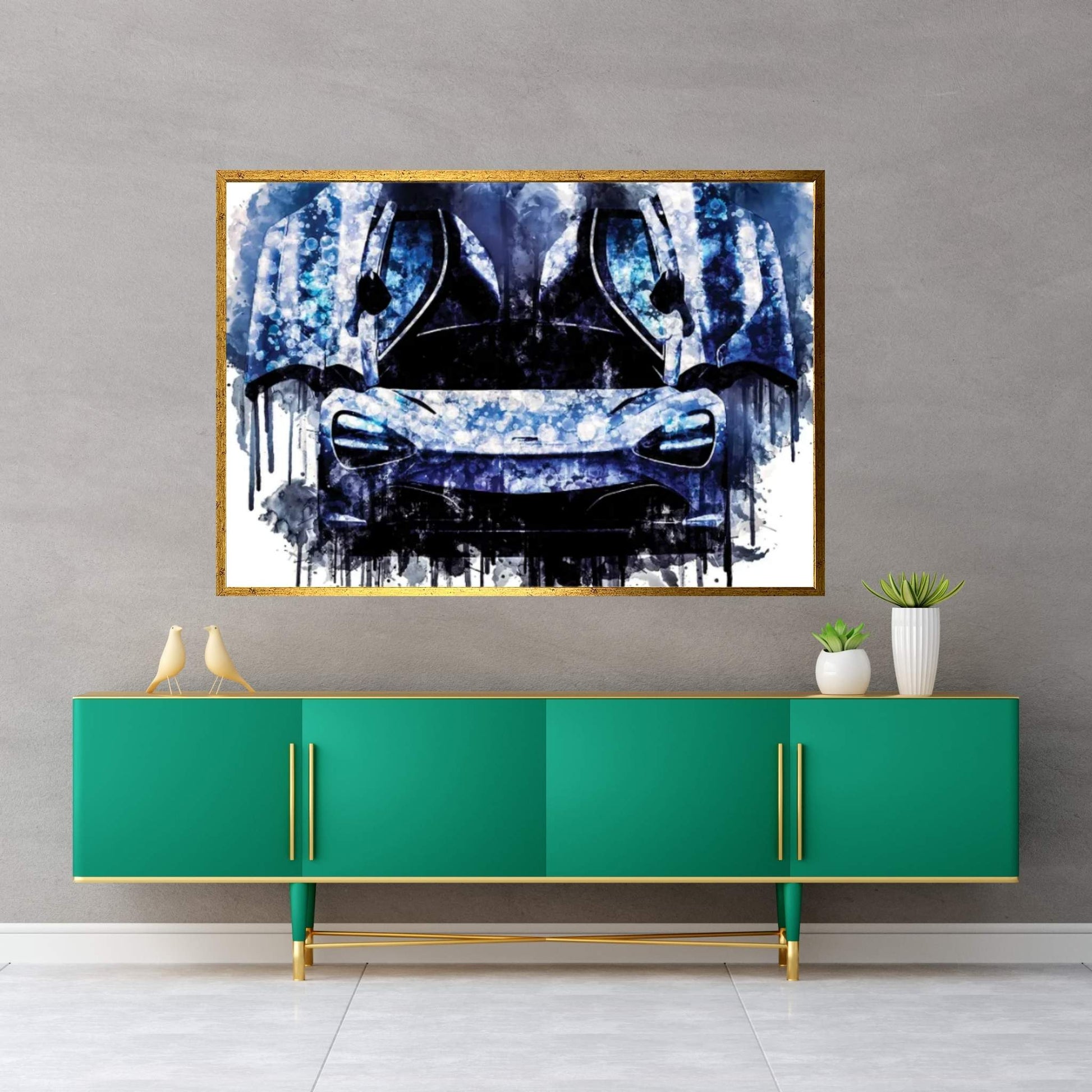 2017 McLaren 720s Coupe Canvas Wall Art - Y Canvas