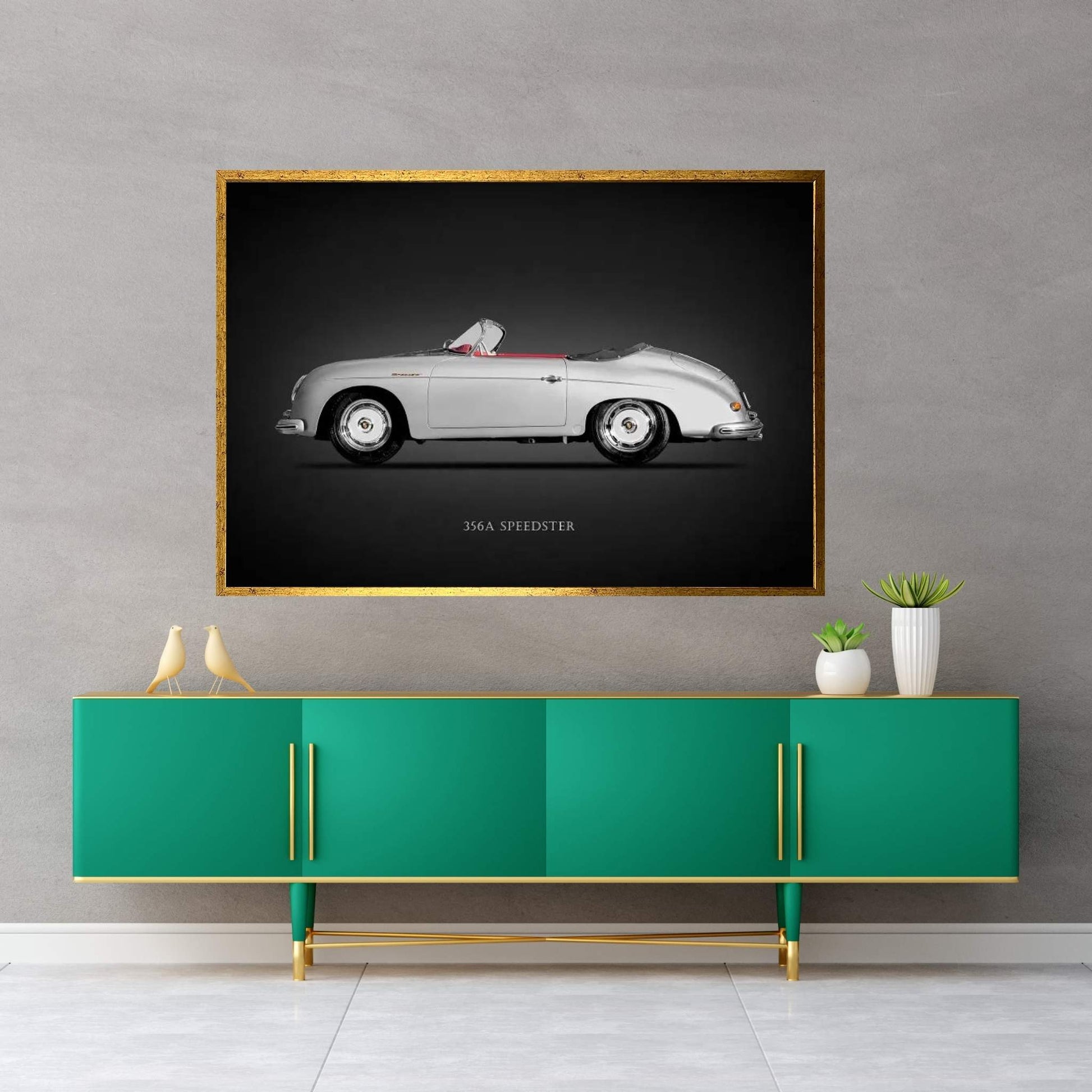 Porsche 356A Speedster 1957 Canvas Wall Art - Y Canvas