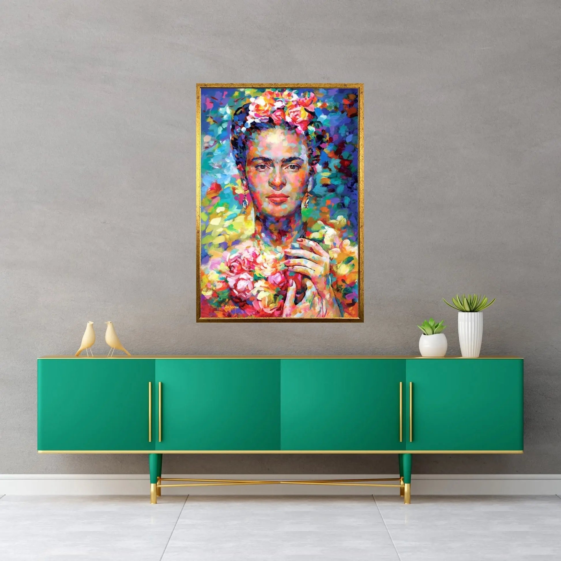 Frida Canvas Wall Art - Y Canvas