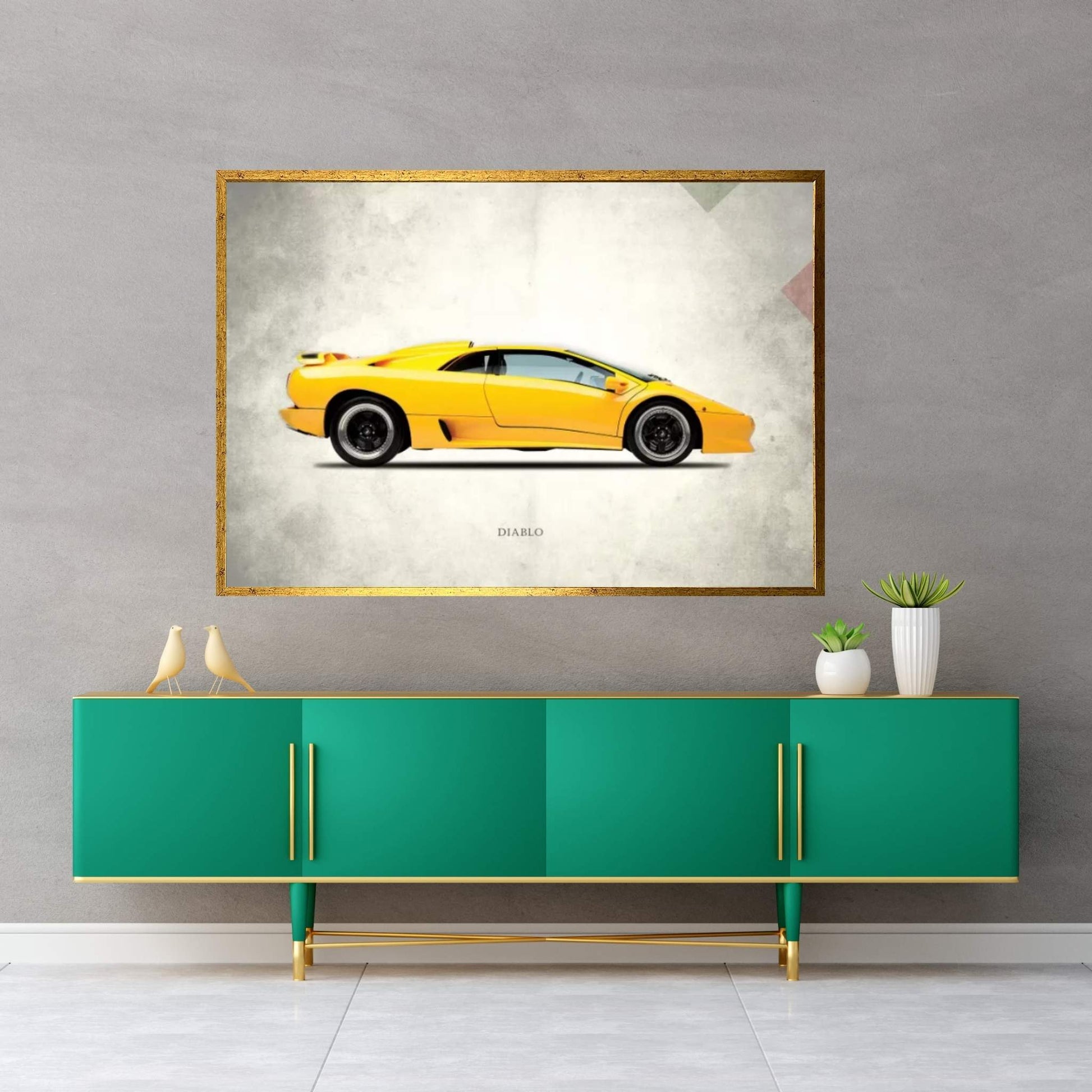 1988 Lamborghini Diablo Canvas Wall Art - Y Canvas