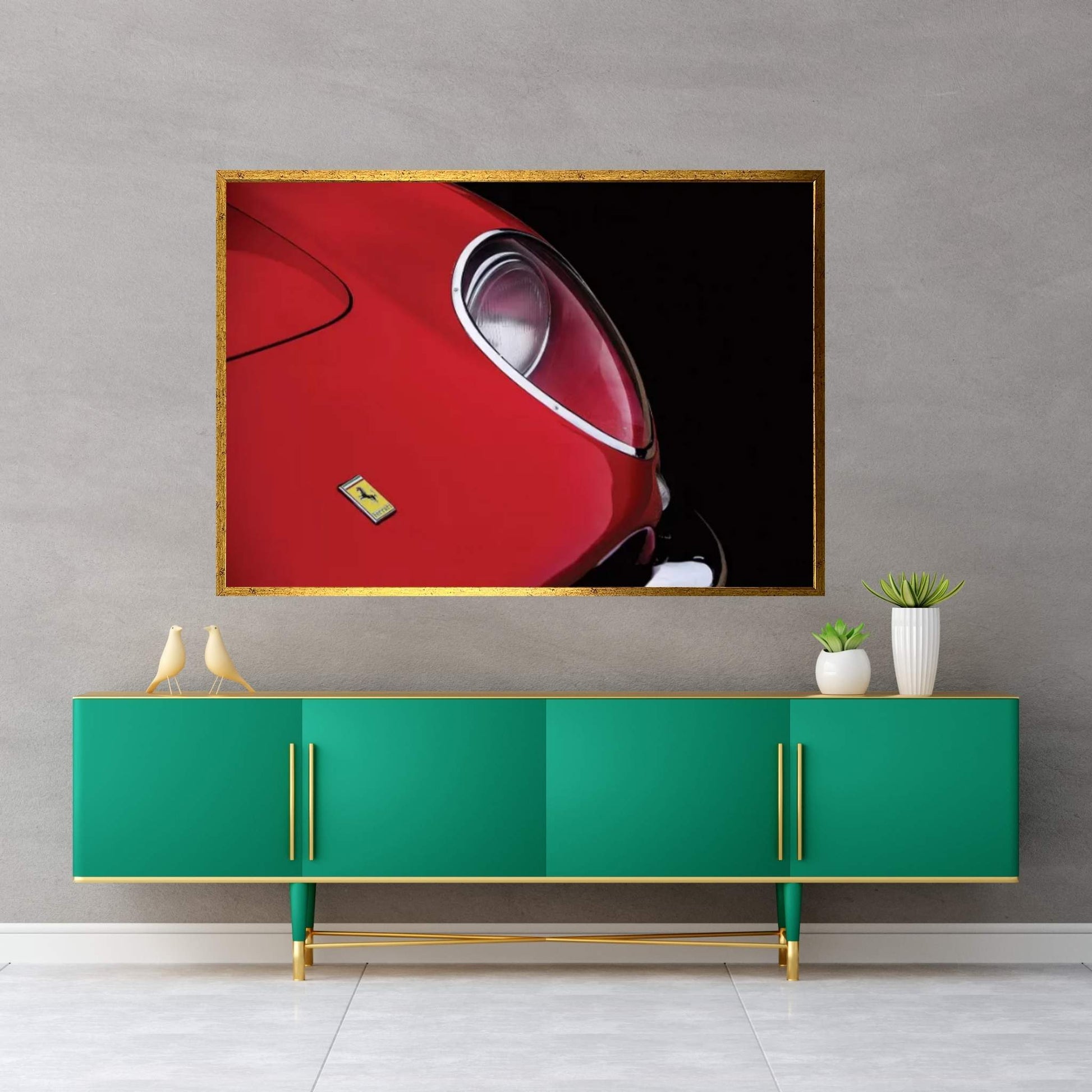 1966 Ferrari 275 GTB Canvas Wall Art - Y Canvas