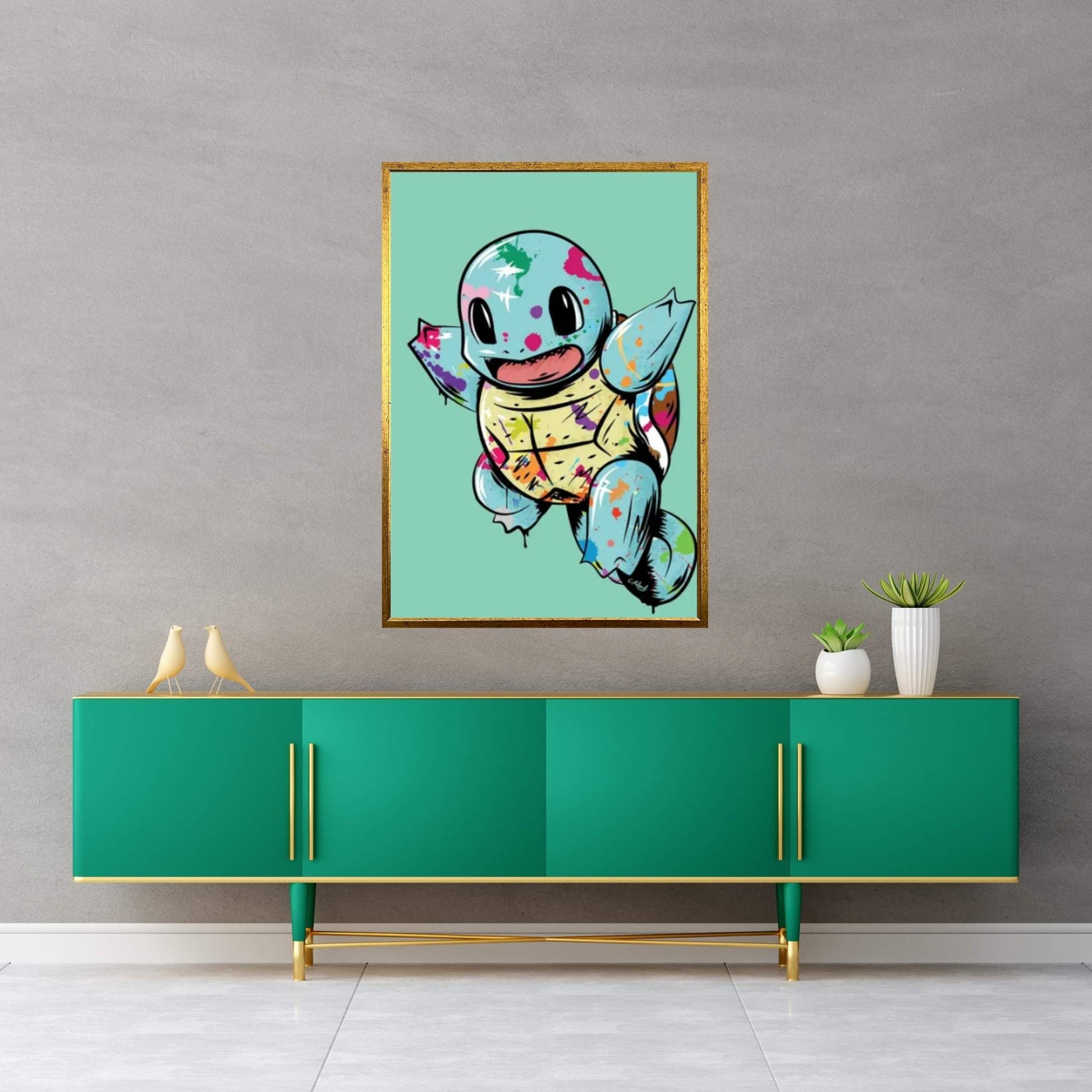 Pokémon - Squirtle Canvas Wall Art - Y Canvas