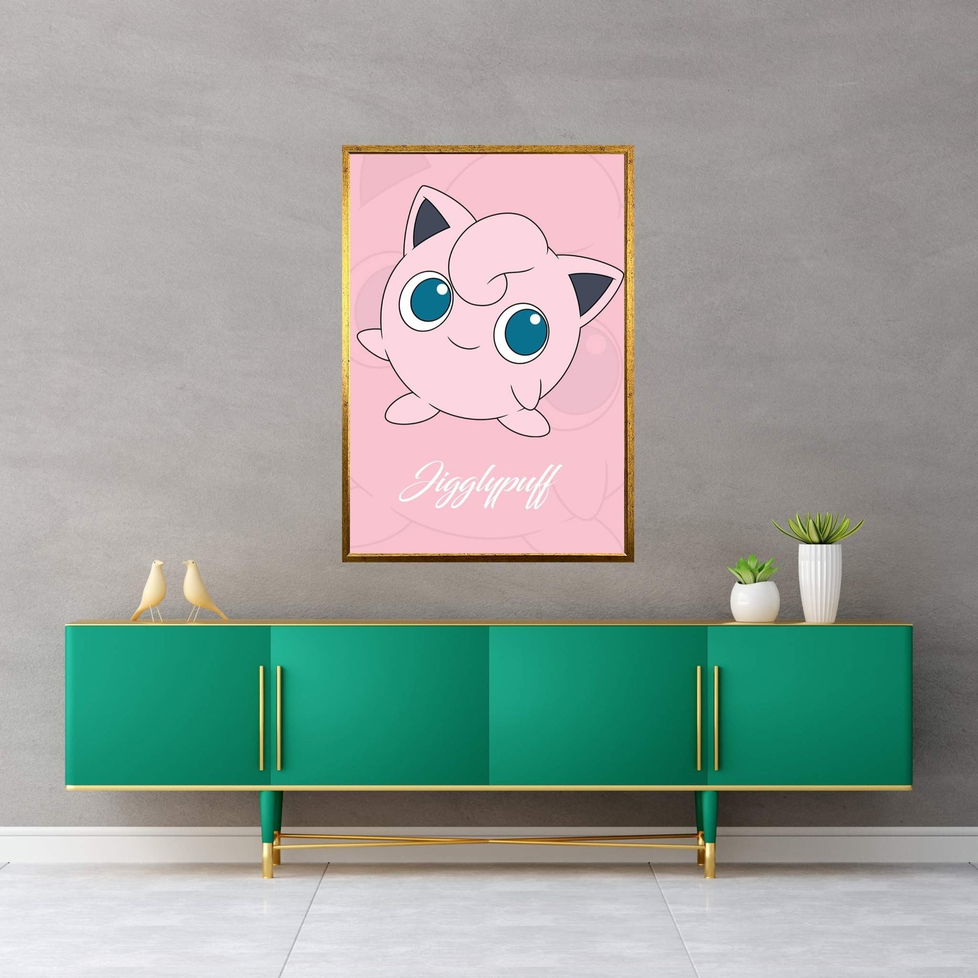 Pokémon - Jigglypuff Canvas Wall Art - Y Canvas