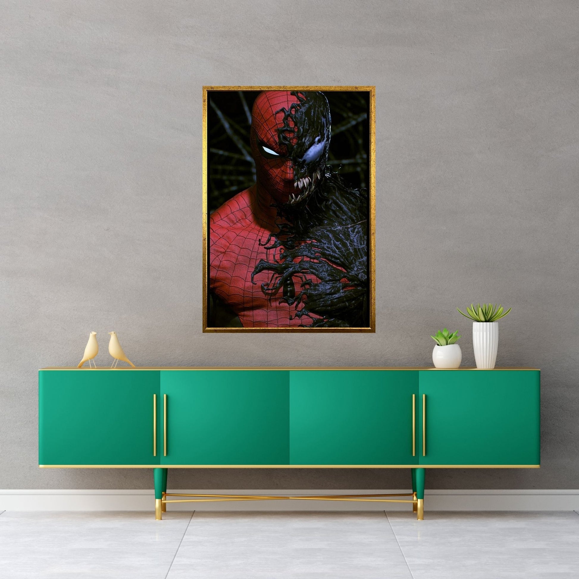 Venom Spiderman Canvas Wall Art - Y Canvas