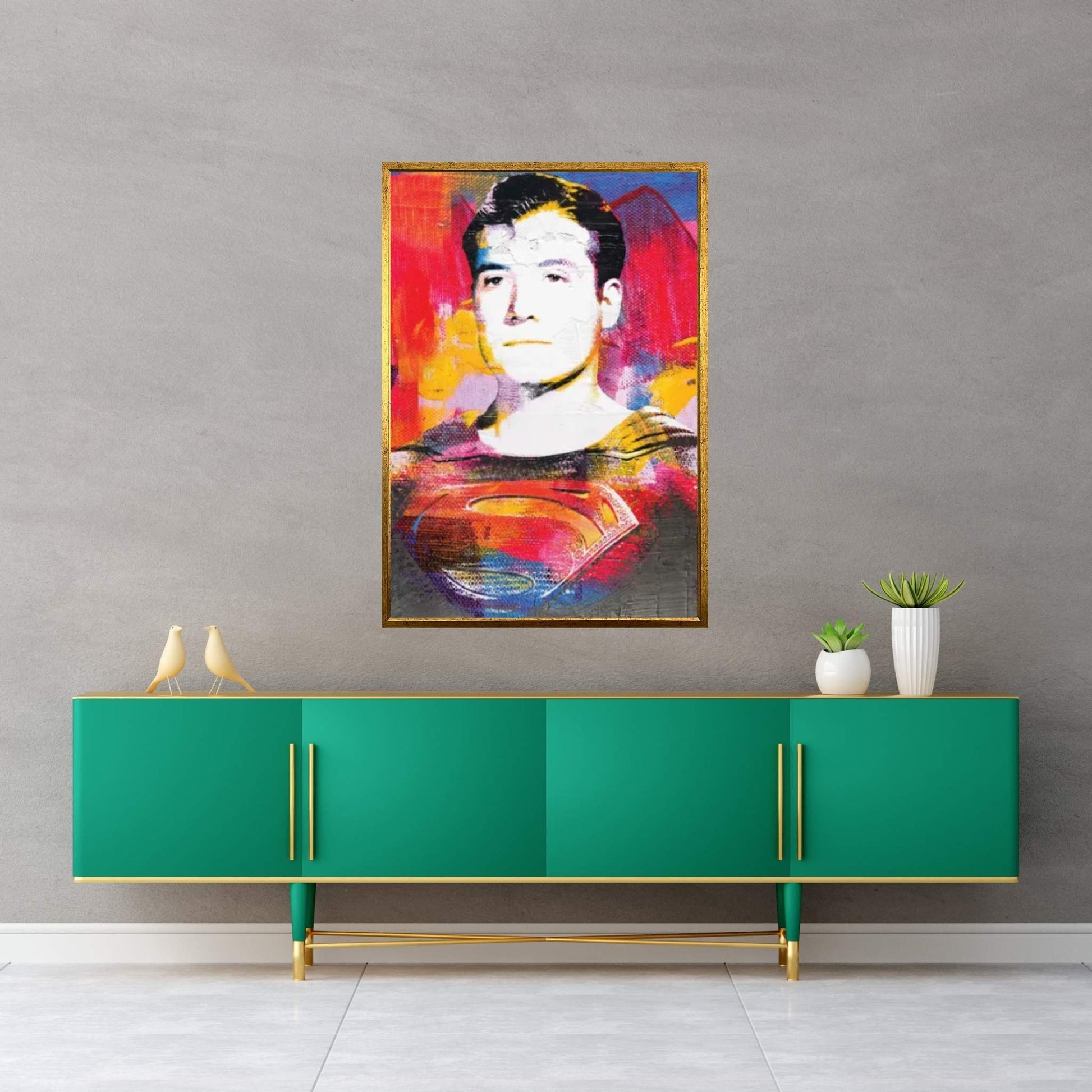 Inspired By George Reeves As Superman Canvas Wall Art - Y Canvas