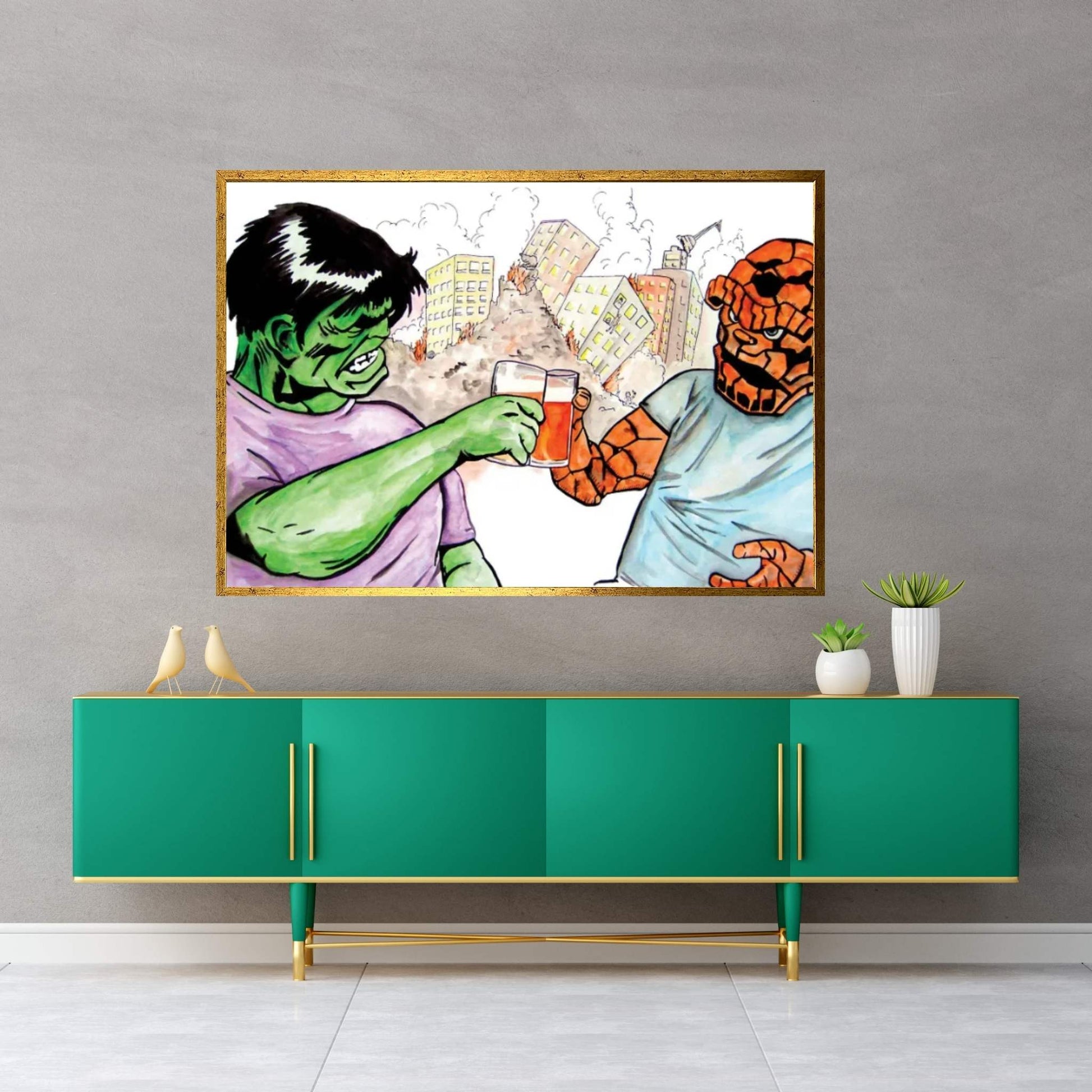 Cheers Canvas Wall Art - Y Canvas