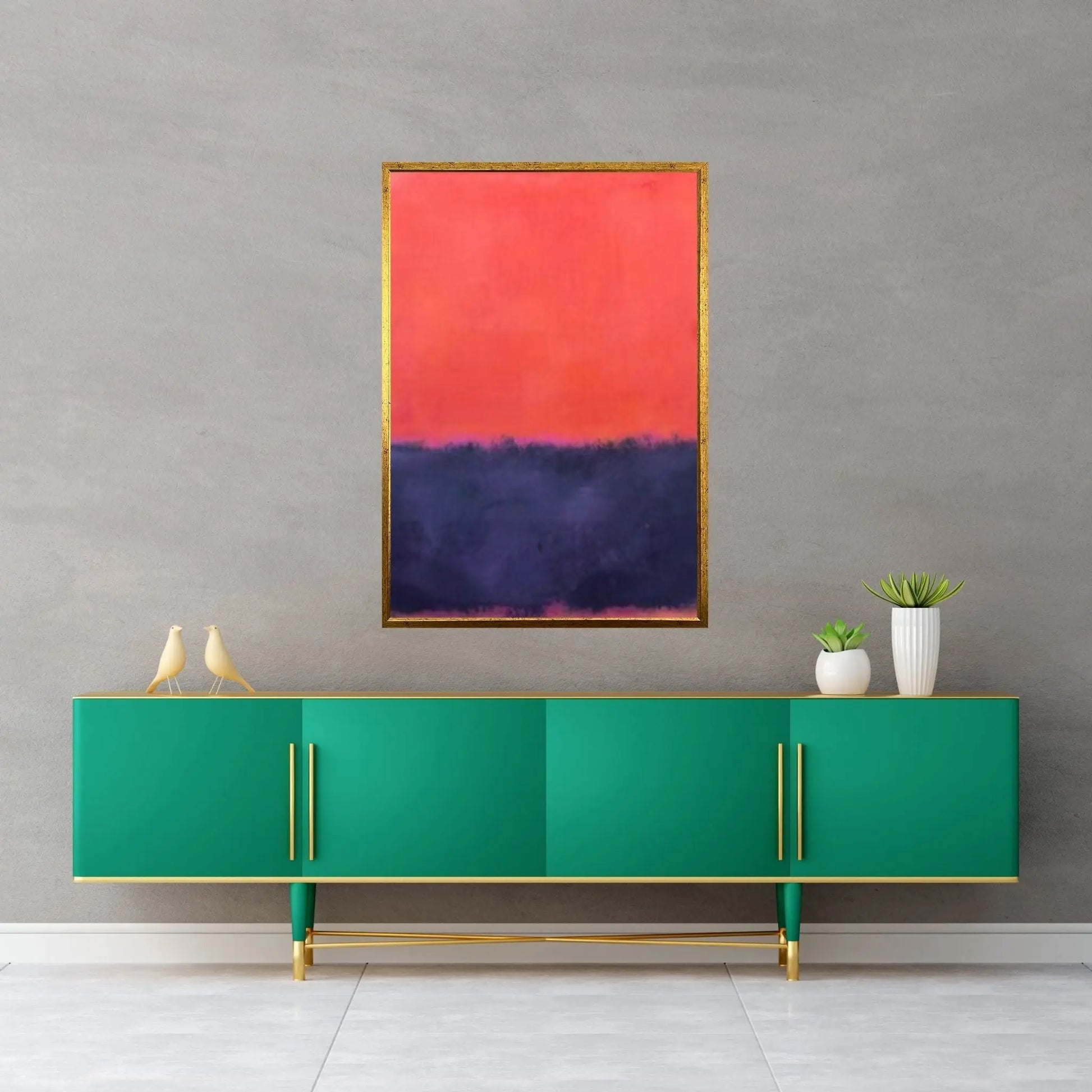 Mark Rothko Frame Canvas/Poster Art Reproduction, Rothko Reproduction - Y Canvas