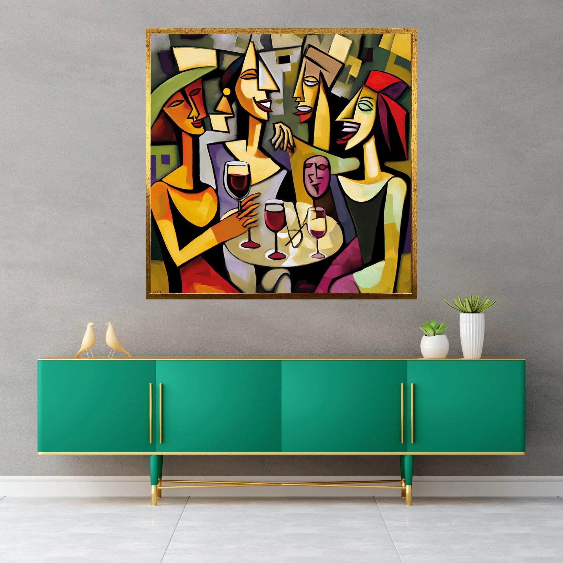 Picasso Style Printing Wall Art ,Canvas Modern Wall Art - Y Canvas