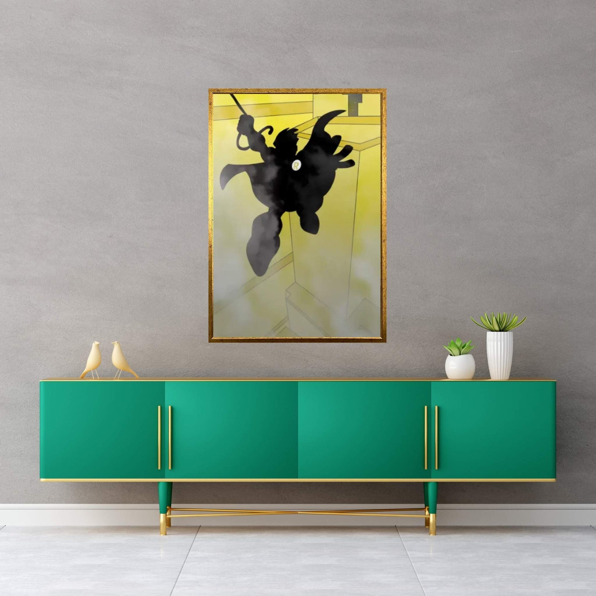 Loyal Sidekick Canvas Wall Art - Y Canvas