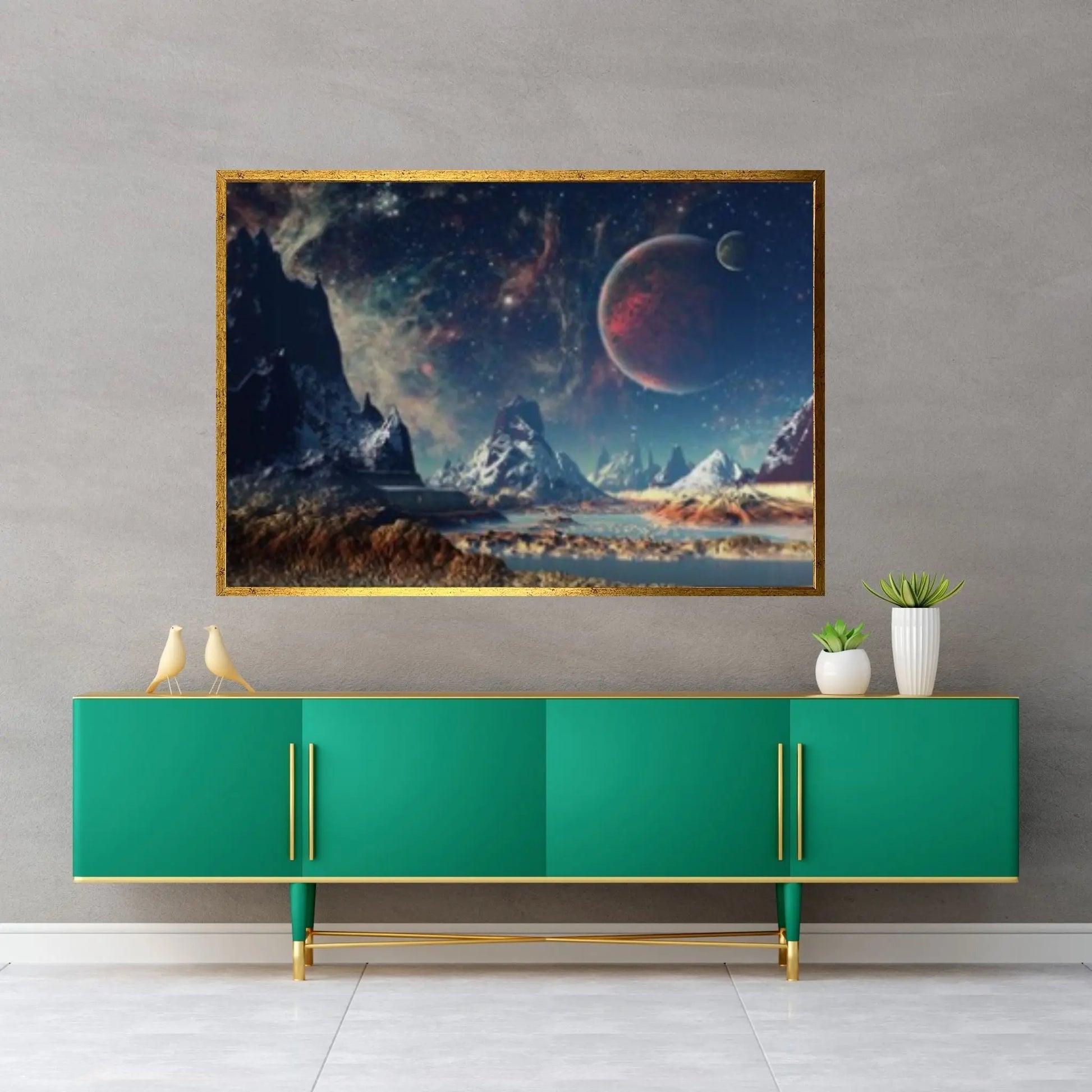 Fantasy Space Canvas Wall Art Design Wall Decor, Canvas Wall Art - Y Canvas