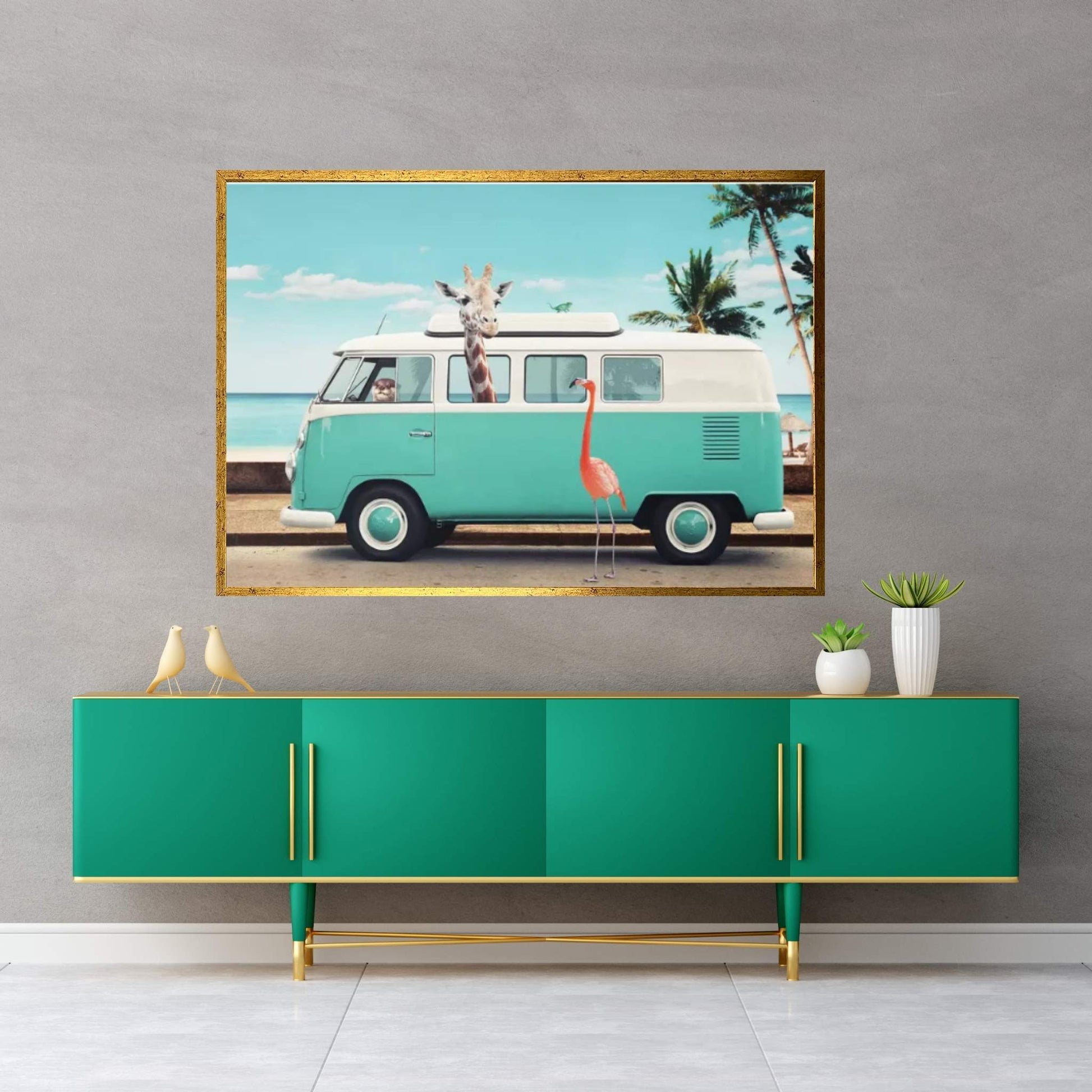 On The Road Canvas Wall Art - Y Canvas