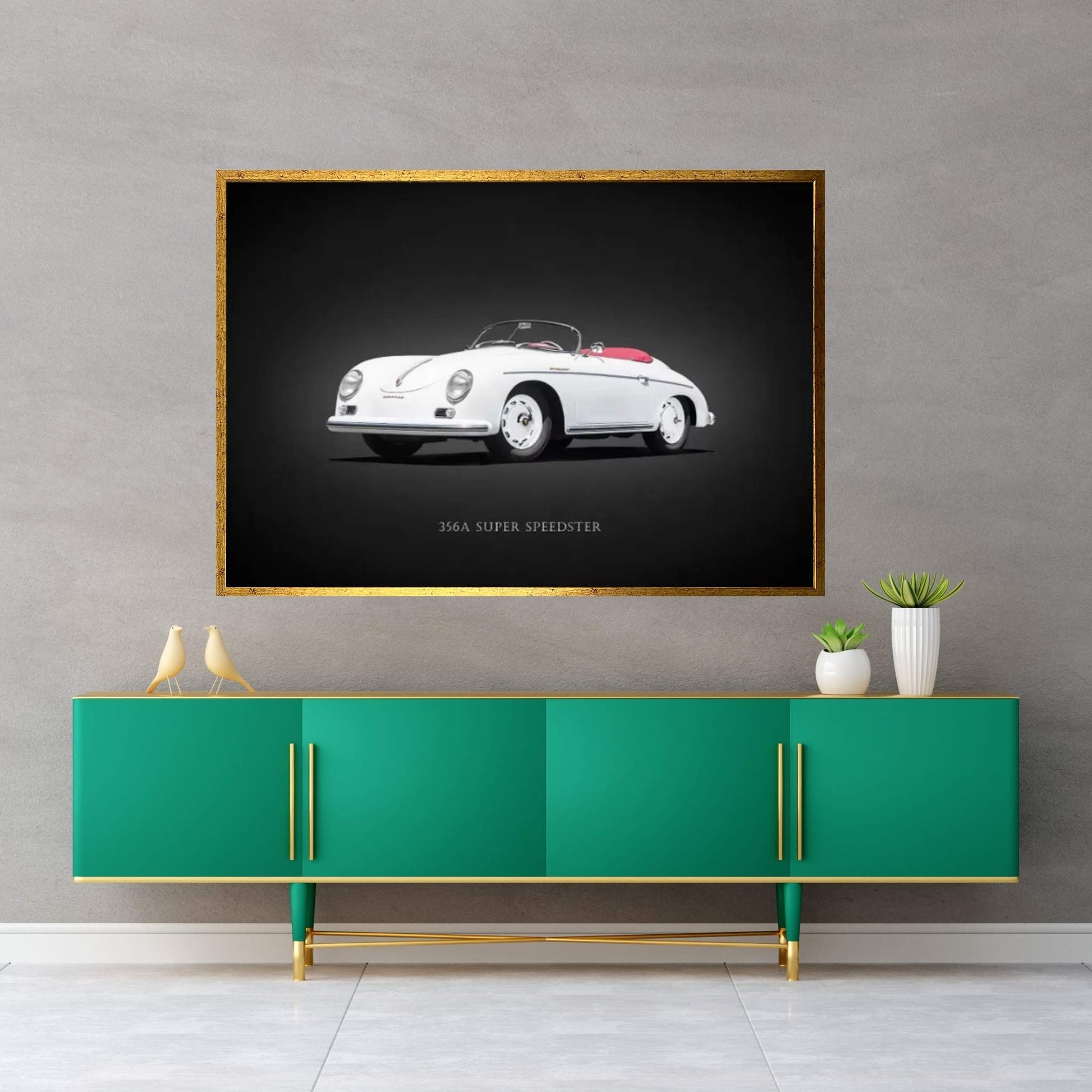 Porsche Super Speedster 1957 Canvas Wall Art - Y Canvas