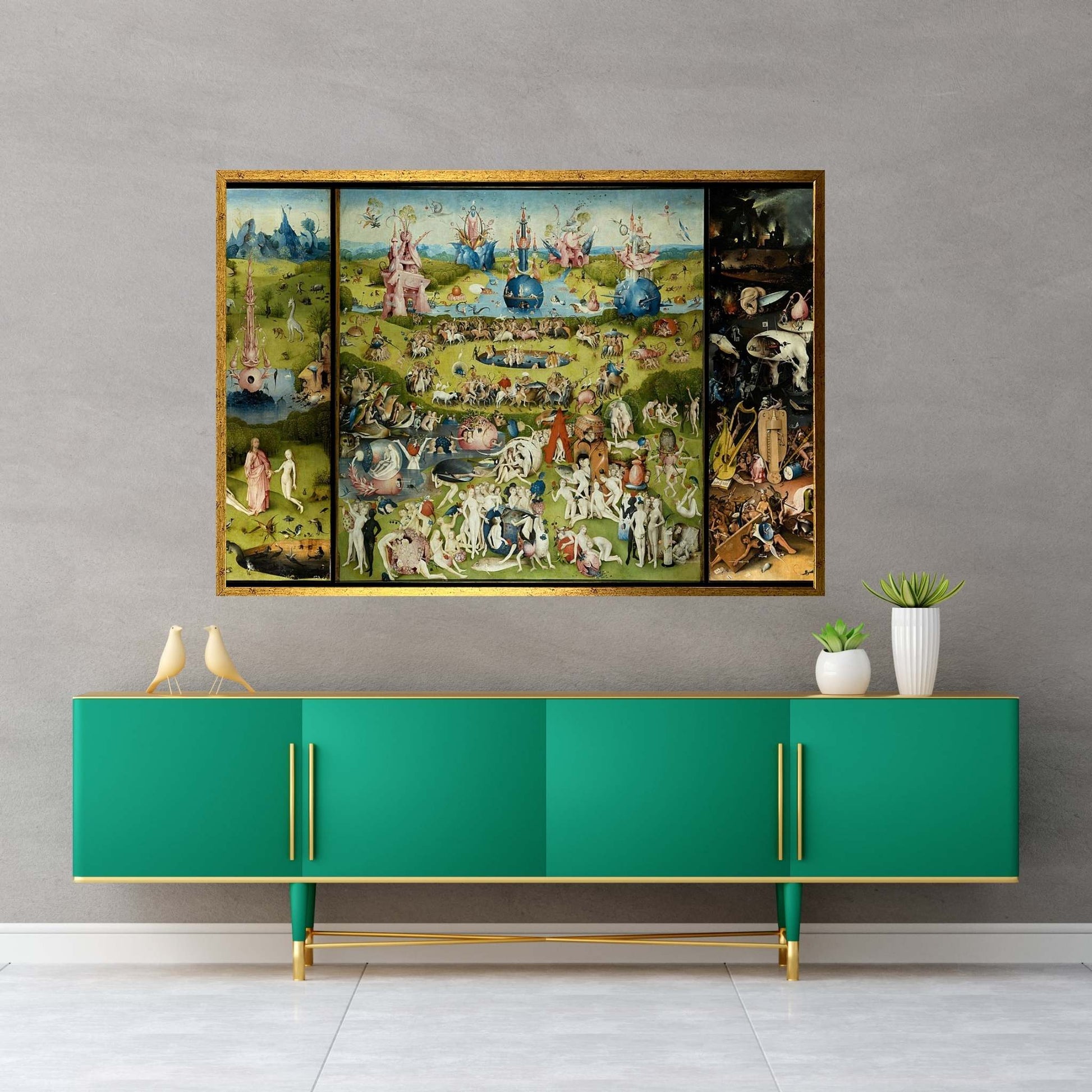 The Garden of Earthly Delights Canvas Wall Art - Y Canvas