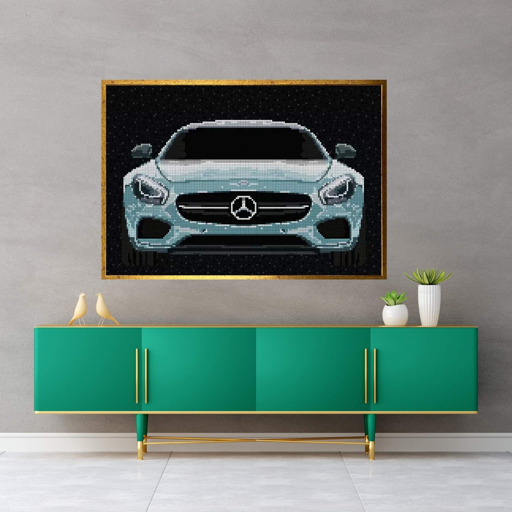 AMG GT Canvas Wall Art - Y Canvas