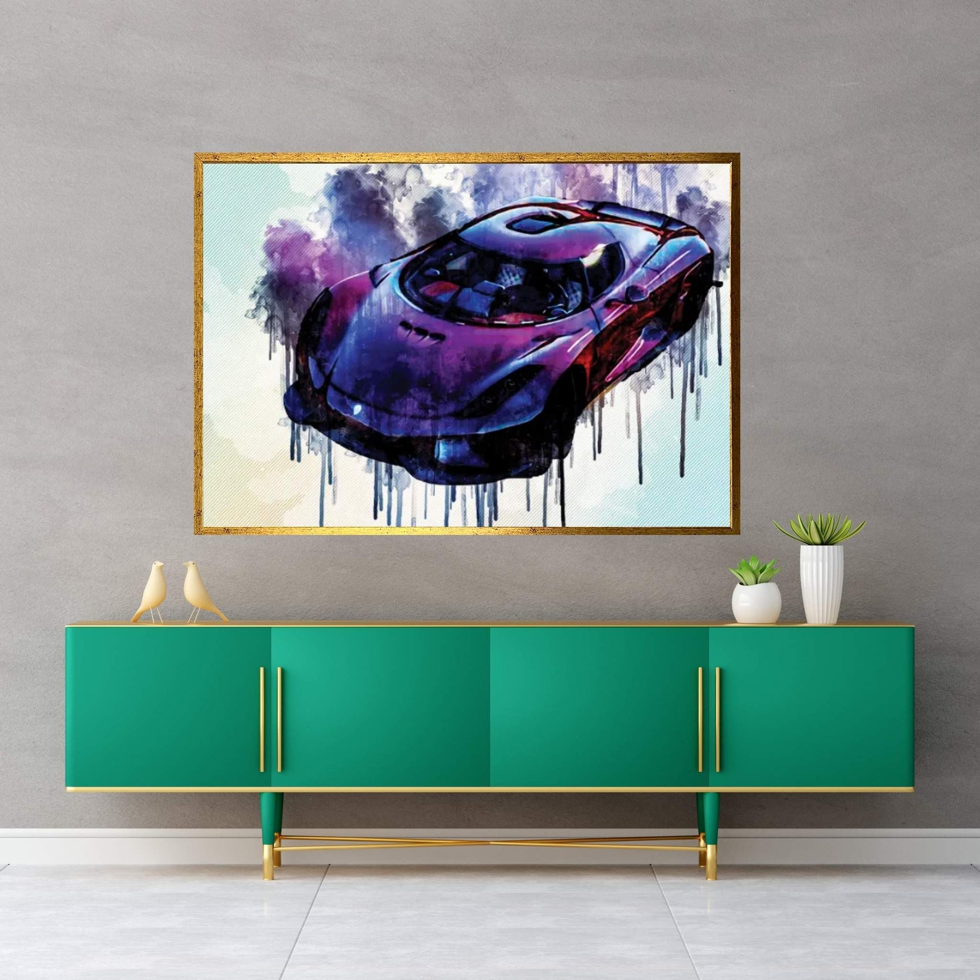 Gta 5 Koenigsegg Regera Grand Theft Auto V Supercar Gta 5 Mods Hypercar Canvas Wall Art - Y Canvas