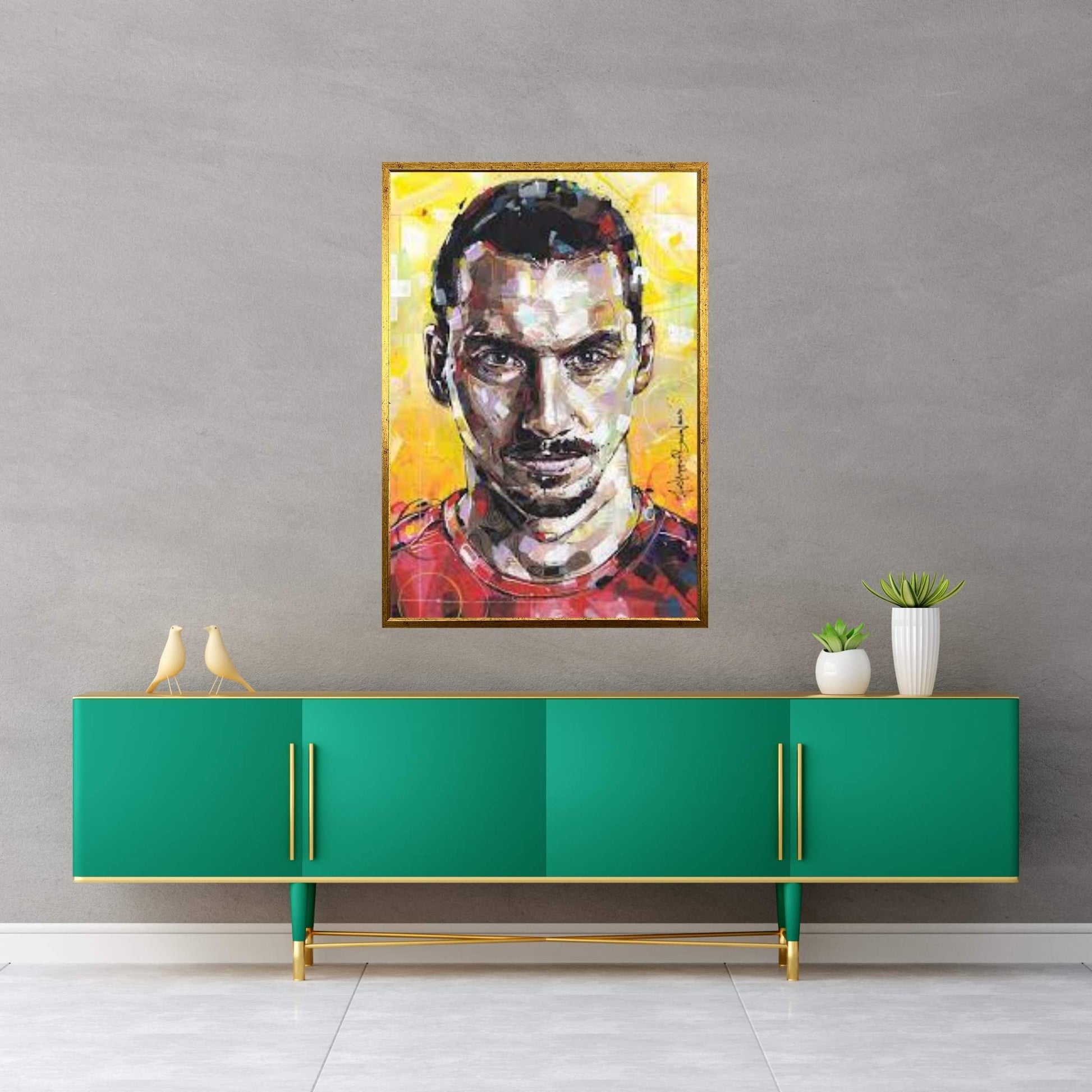 Zlatan Ibrahimovic Canvas Wall Art - Y Canvas