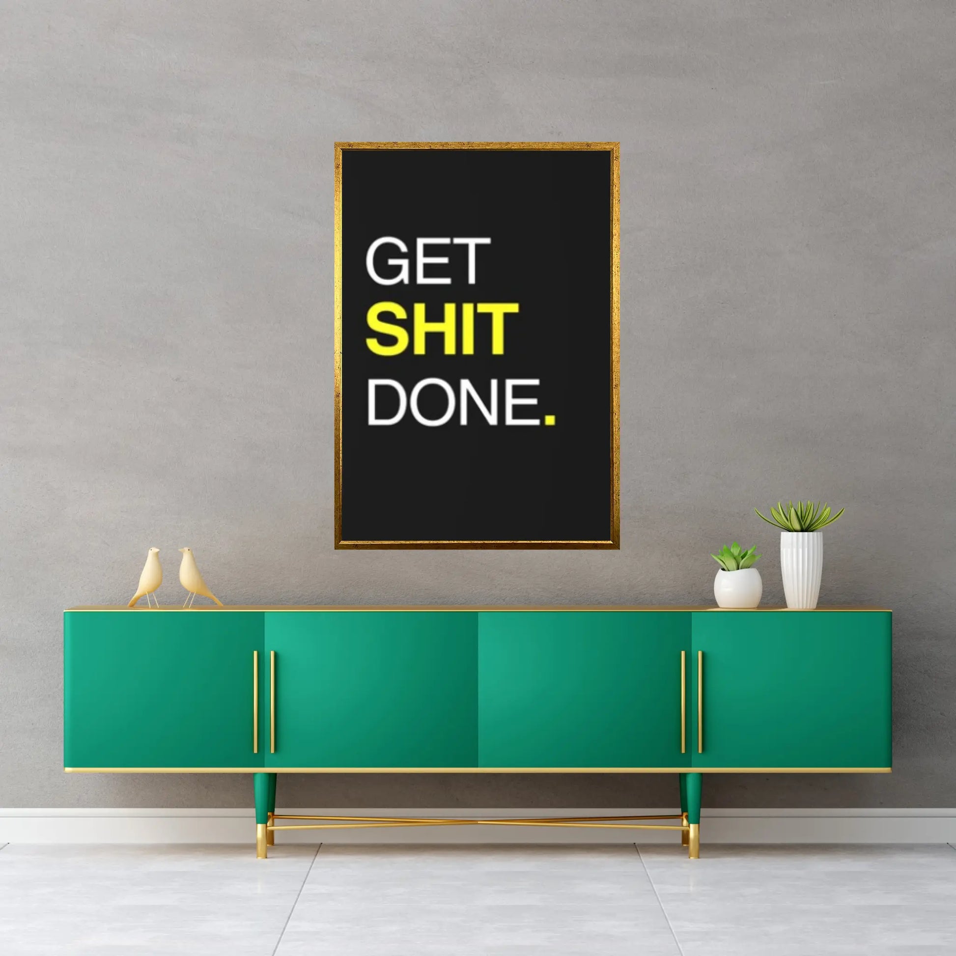 Motivational Phrases Poster Office Canvas Wall Art Decor Inspiring Words Wall Art No Pain No Gain Prints Canvas Painting Home Decor - Y Canvas