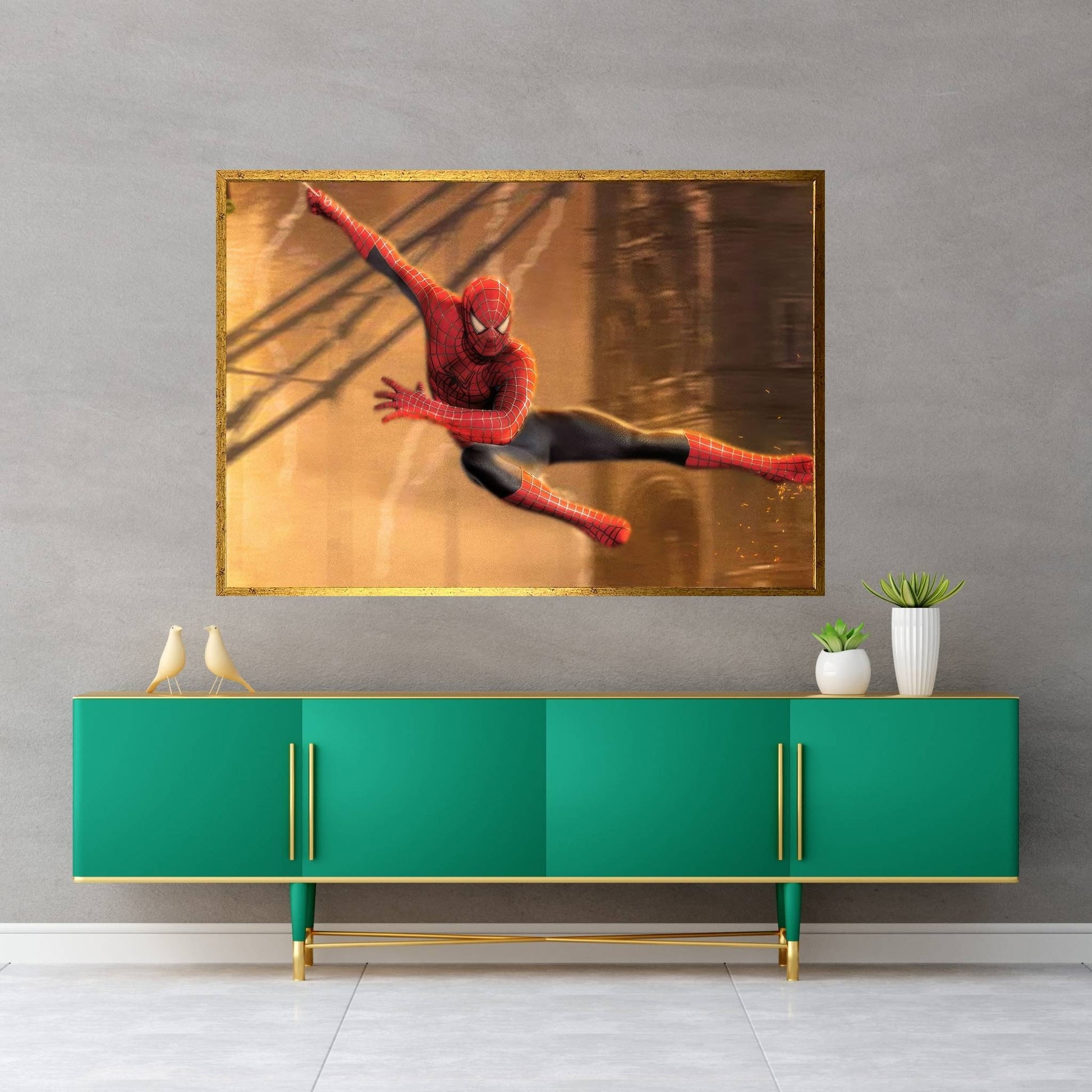 Spiderman Canvas Wall Art - Y Canvas