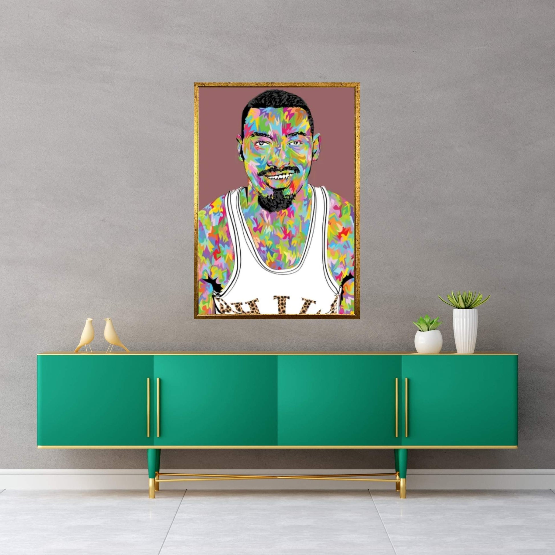 Wilt The Stilt Canvas Wall Art - Y Canvas