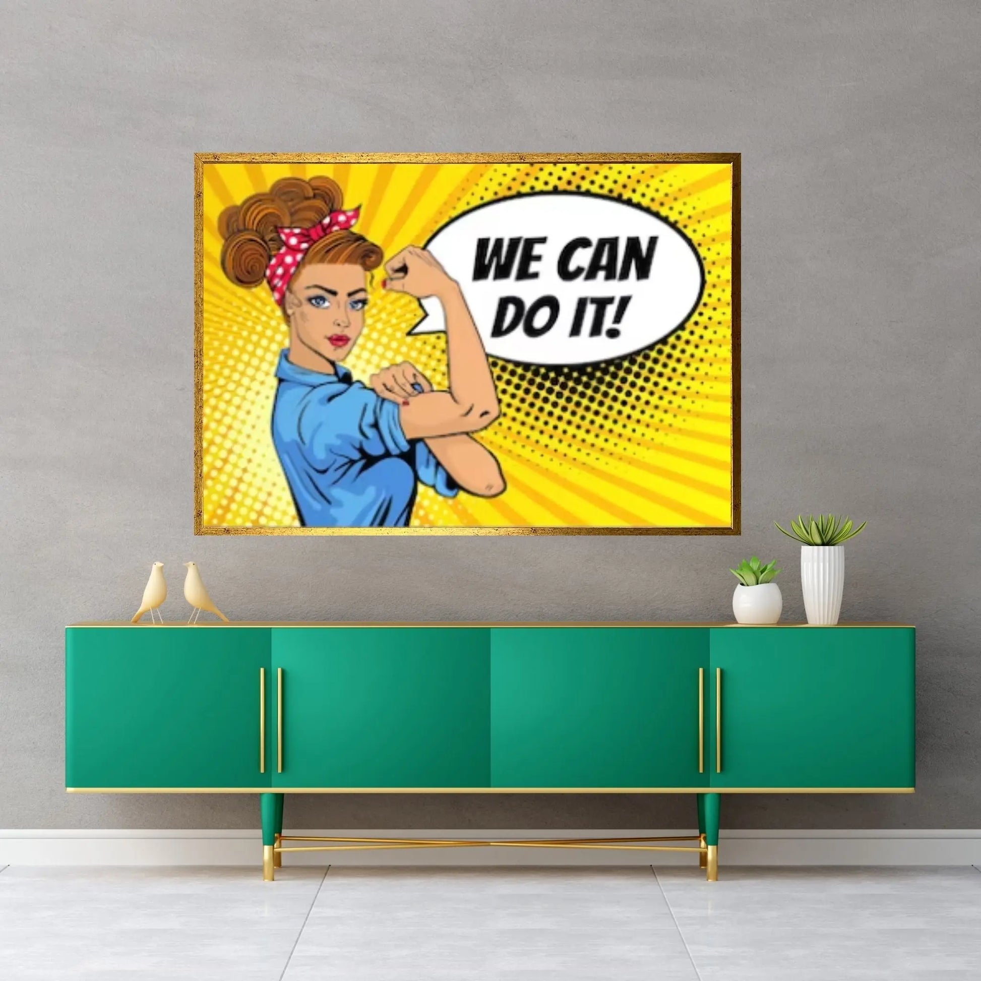 Pop Art Woman Wall Art, Comic Pop Art, Retro Comic - Y Canvas