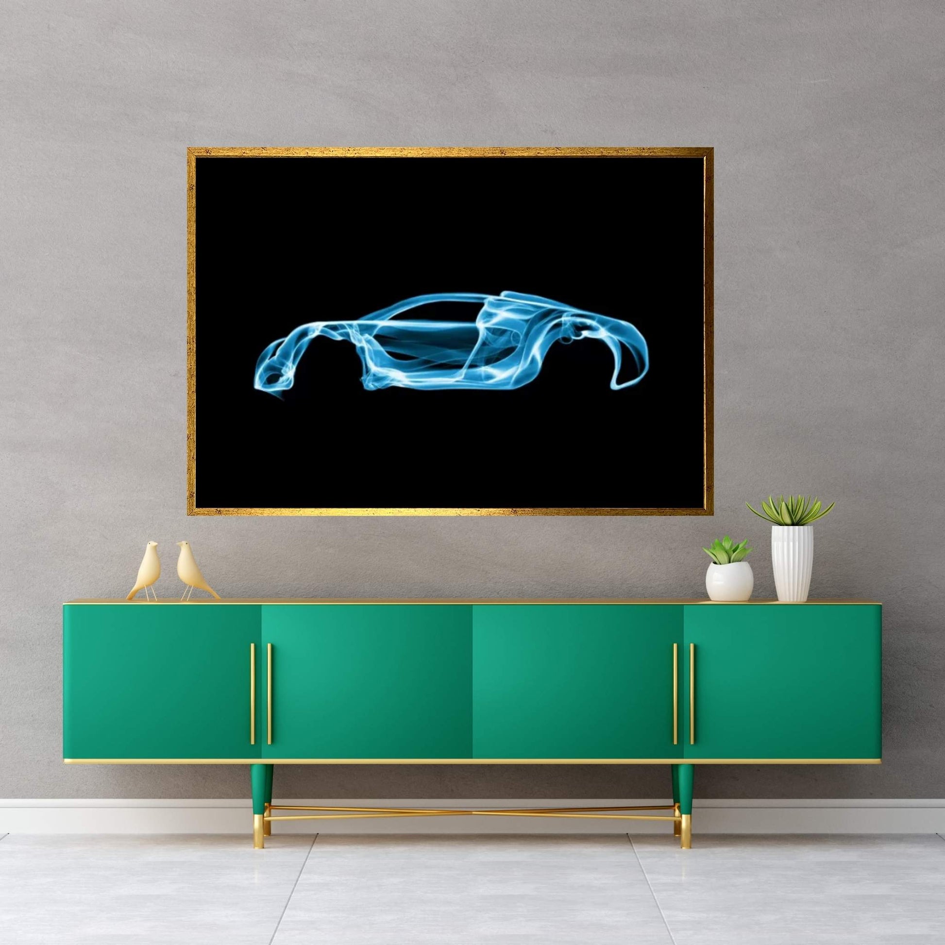 Bugatti Veyron Canvas Wall Art - Y Canvas