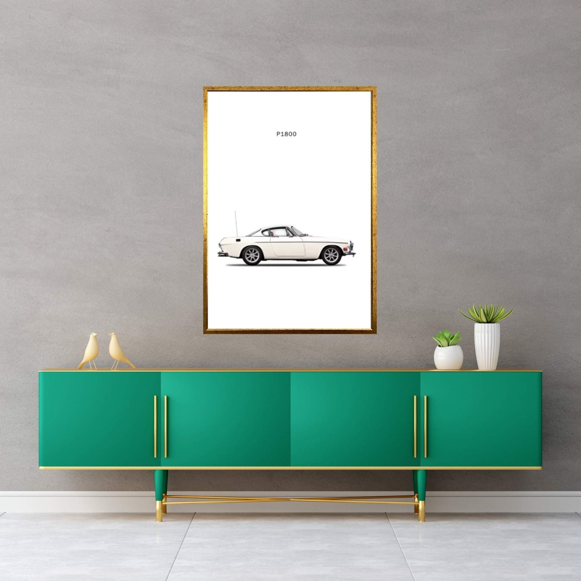 Volvo P1800 Canvas Wall Art - Y Canvas