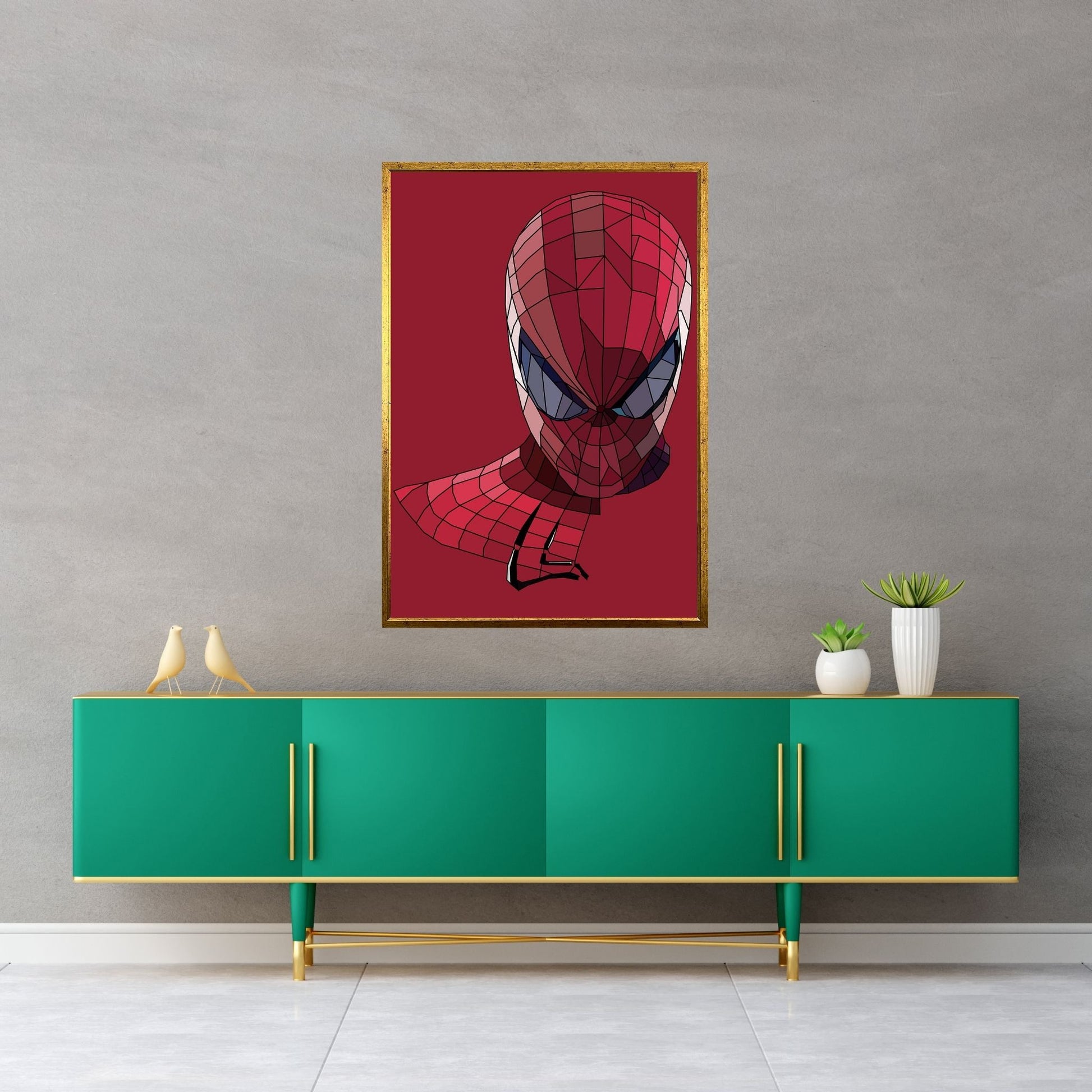 Spiderman Canvas Wall Art - Y Canvas