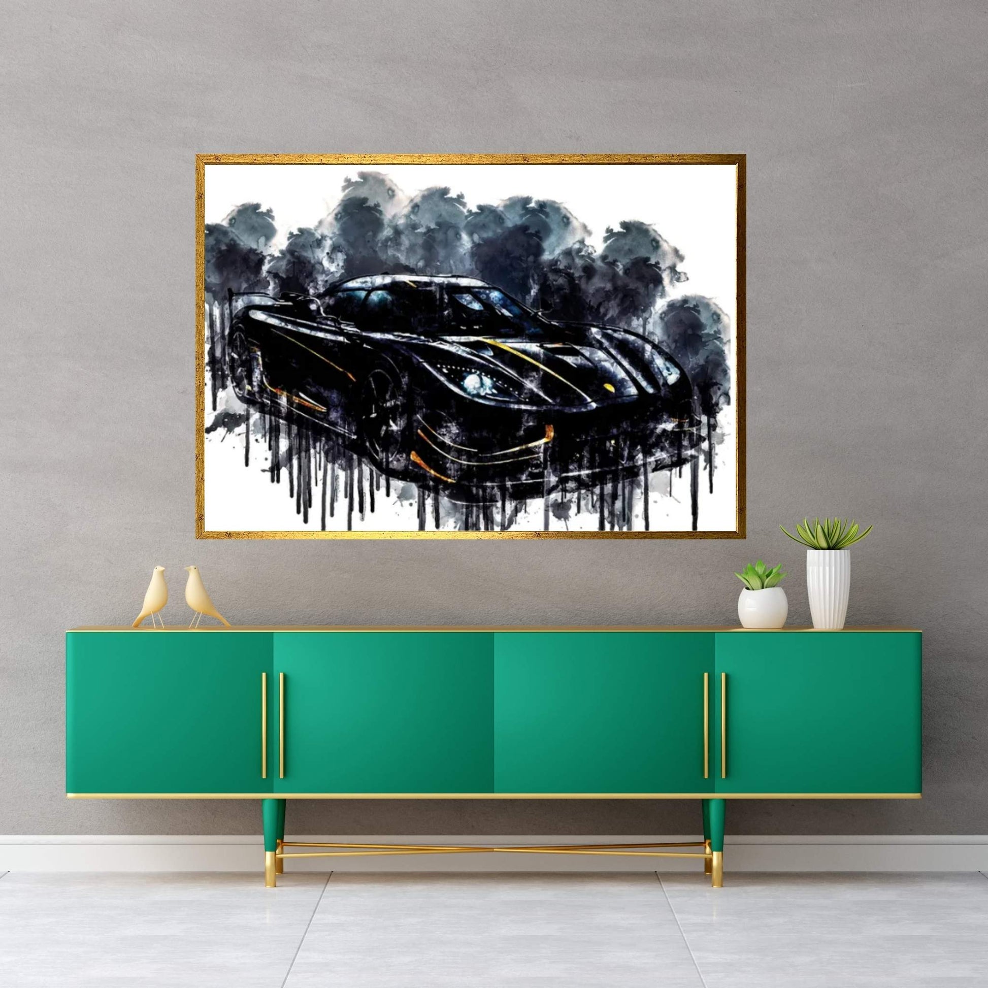 2017 Koenigsegg Agera RS Gryphon Vehicle CXIV Canvas Wall Art - Y Canvas