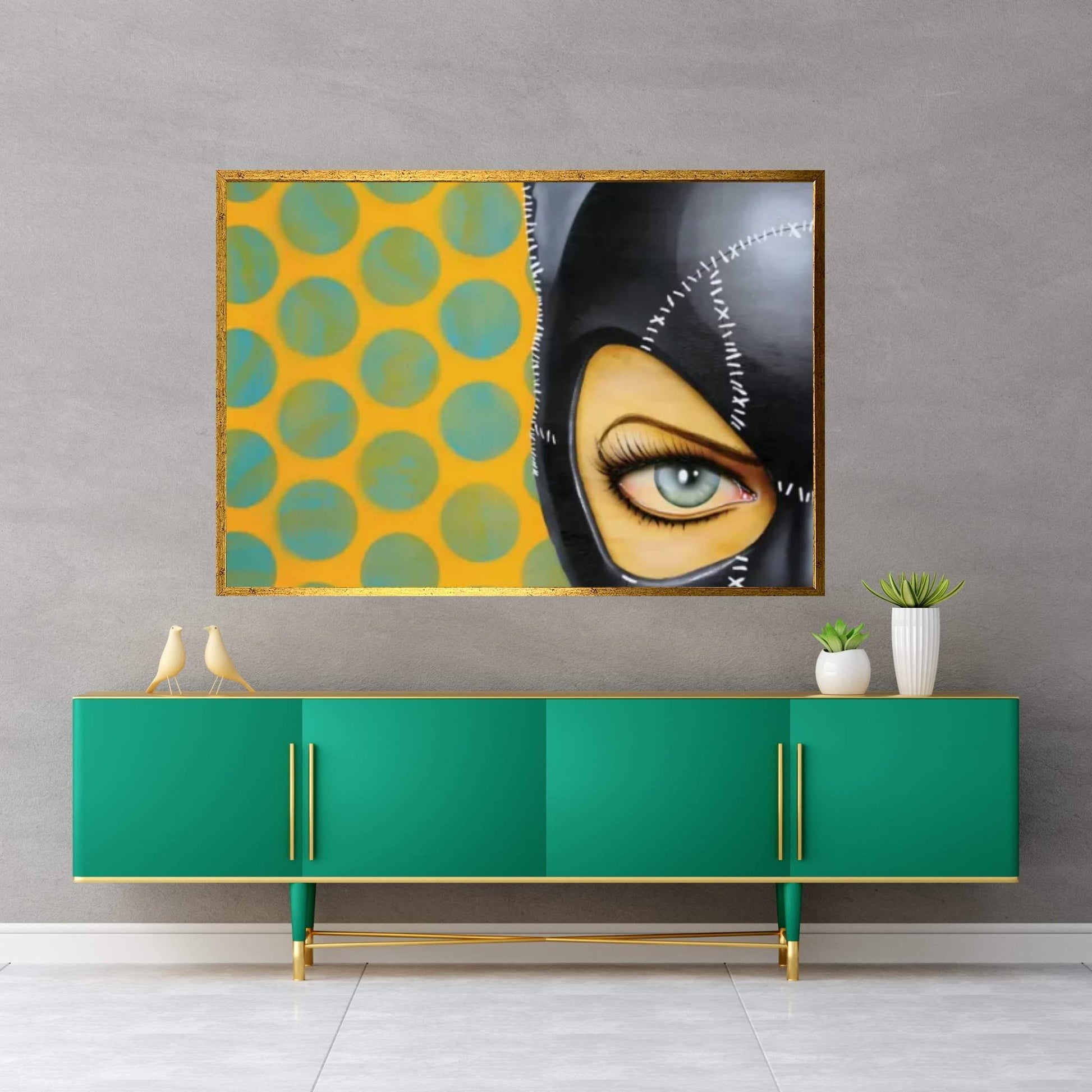 Bat-Girl I Canvas Wall Art - Y Canvas