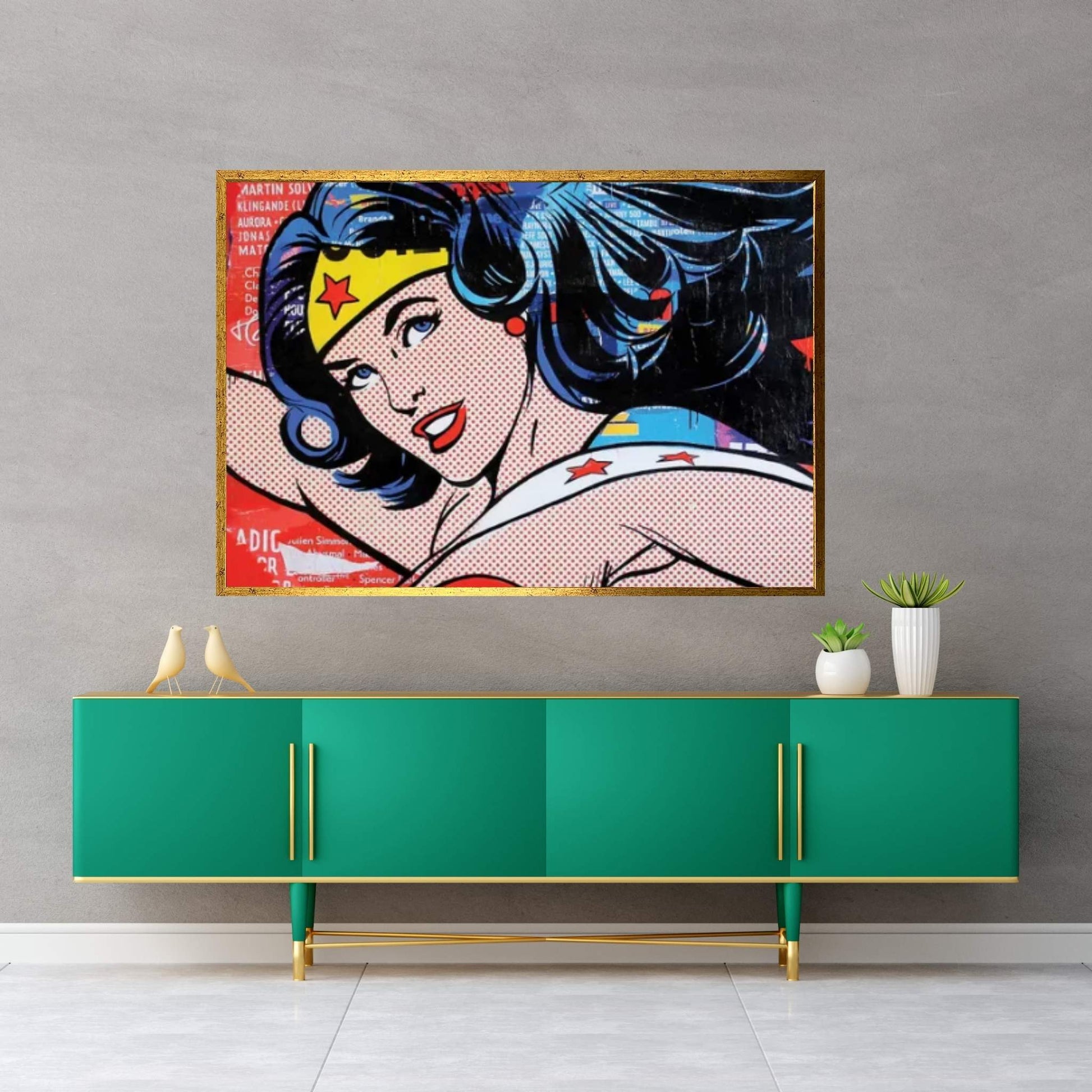 Wonder Woman I Canvas Wall Art - Y Canvas