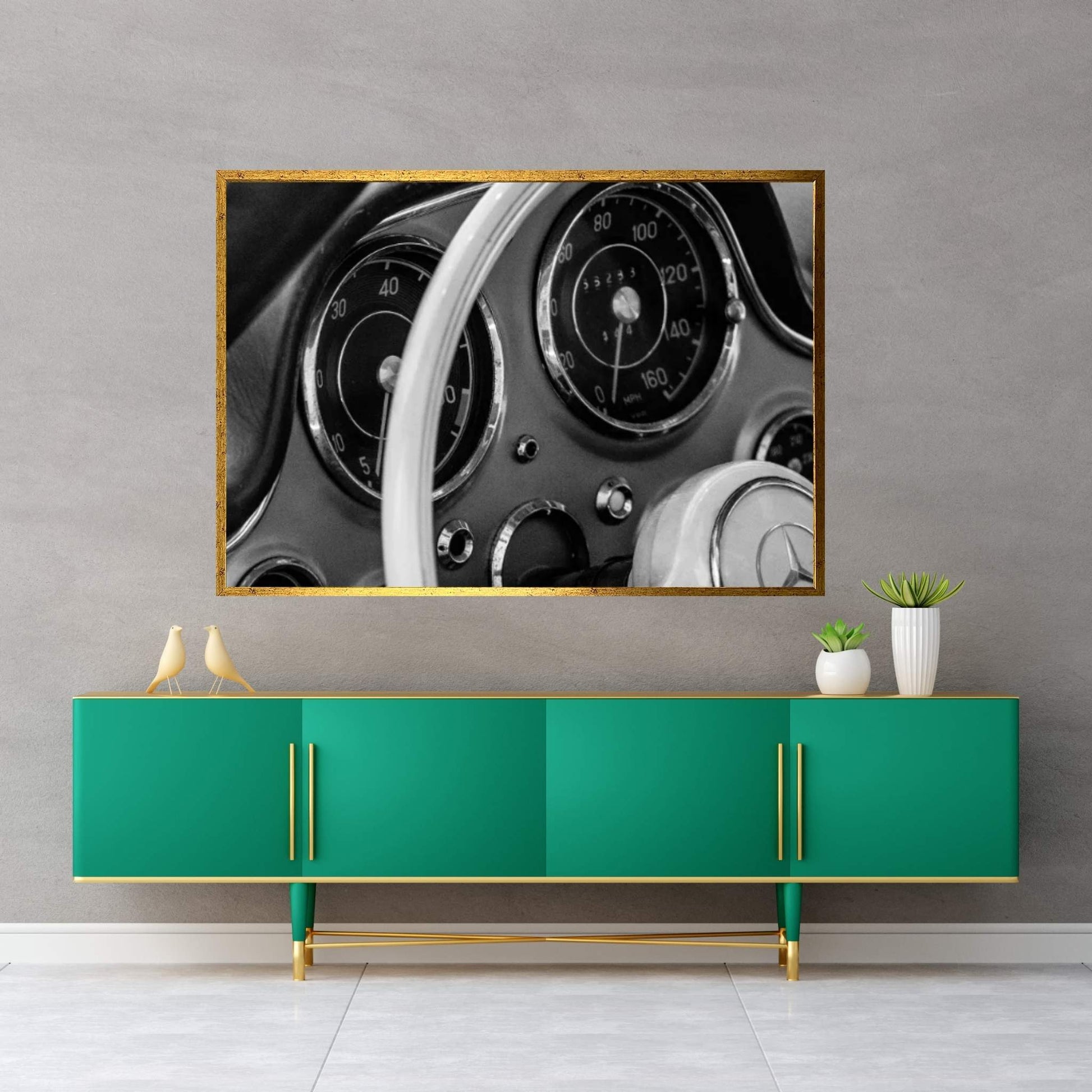 Car Lovers II Canvas Wall Art - Y Canvas