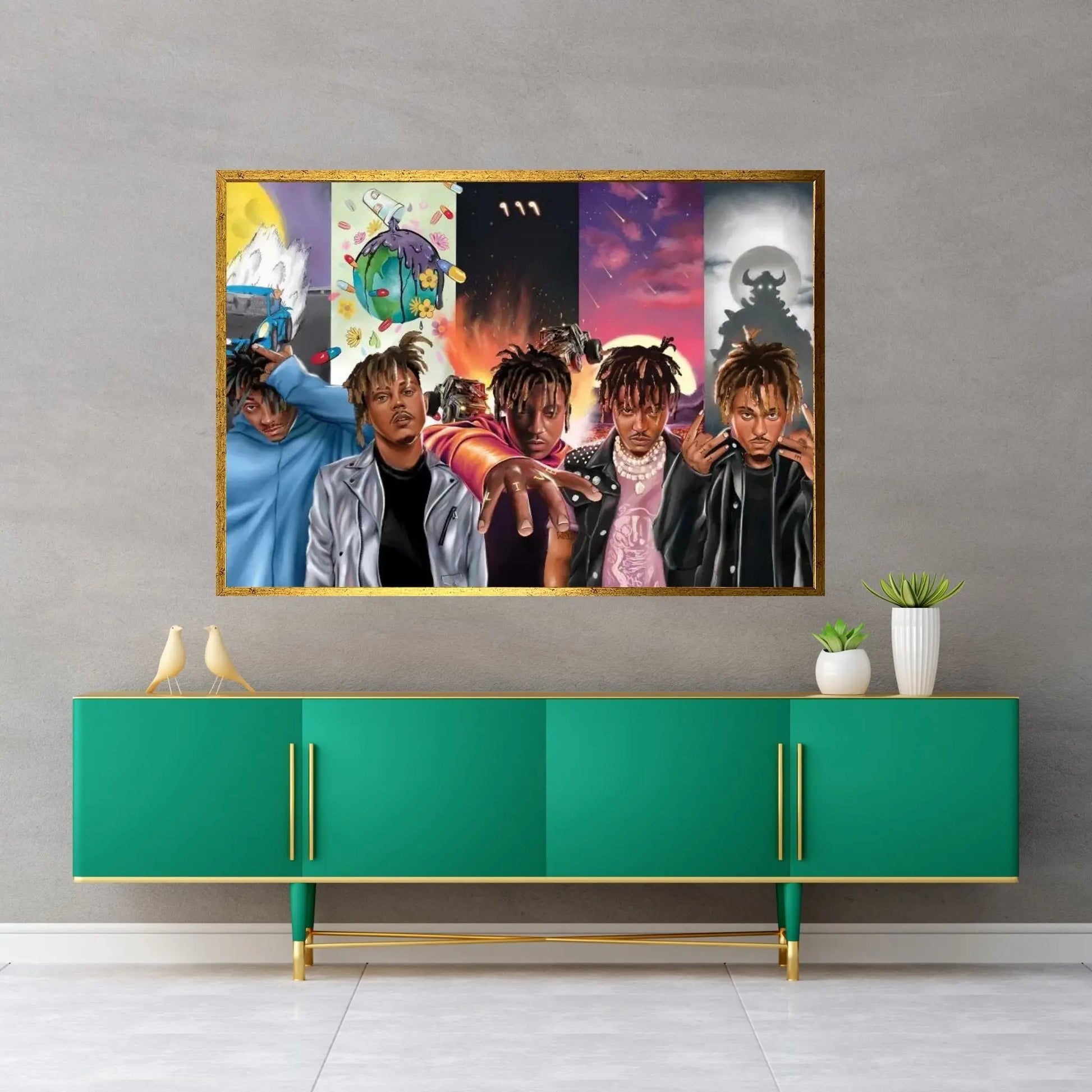 Evolution Of Juice Wrld Canvas Wall Art - Y Canvas