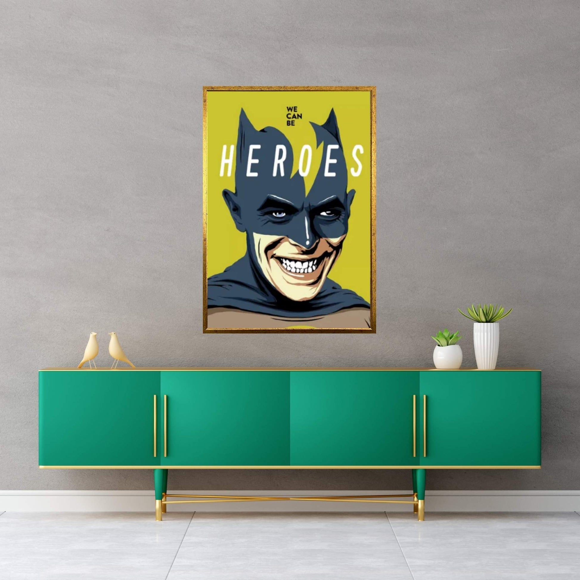 Heroes Canvas Wall Art - Y Canvas