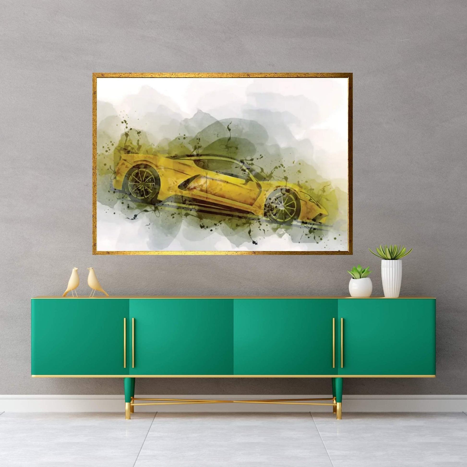 Hennessey Venom F5 2021 Exterior Canvas Wall Art - Y Canvas