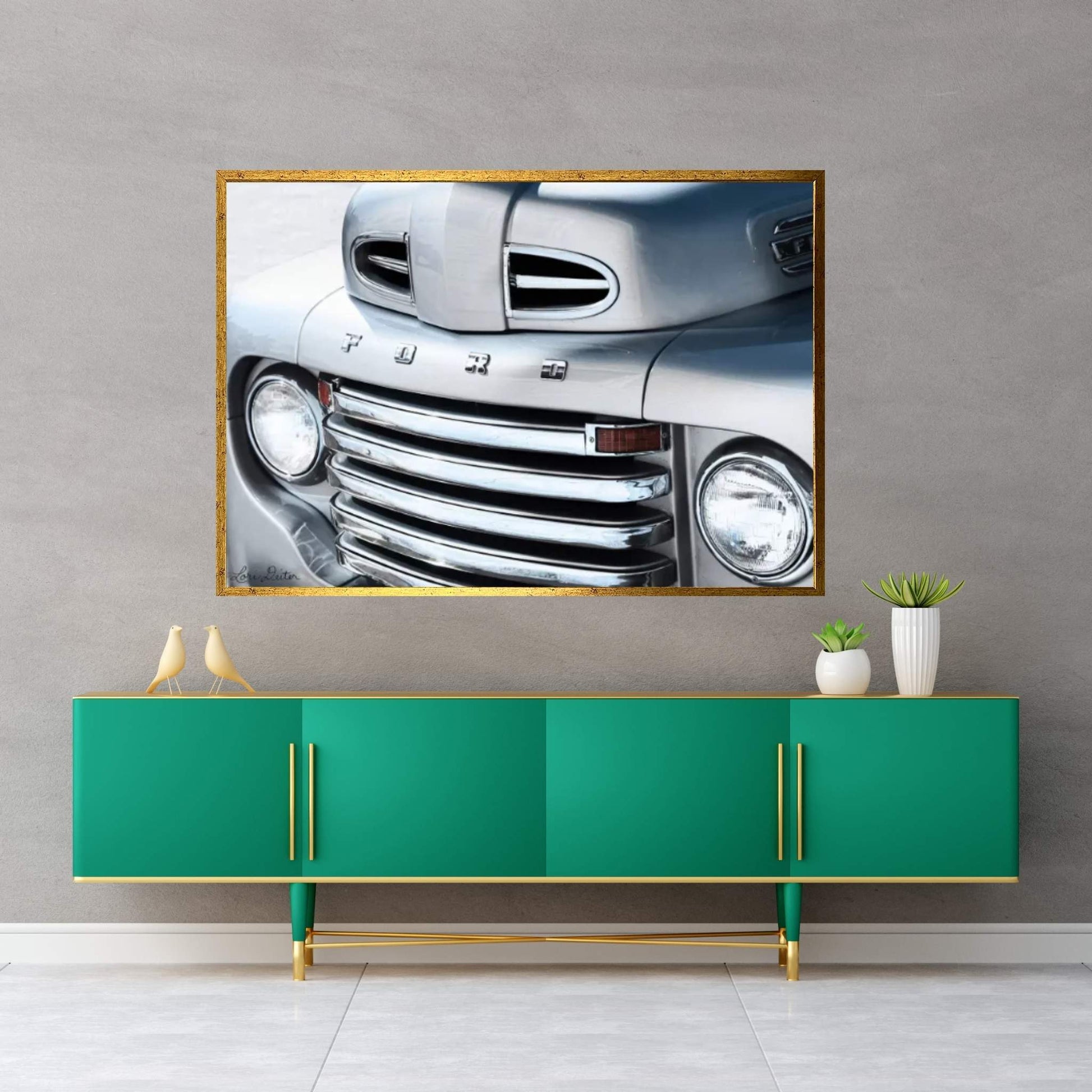 Tough Like a Ford Canvas Wall Art - Y Canvas