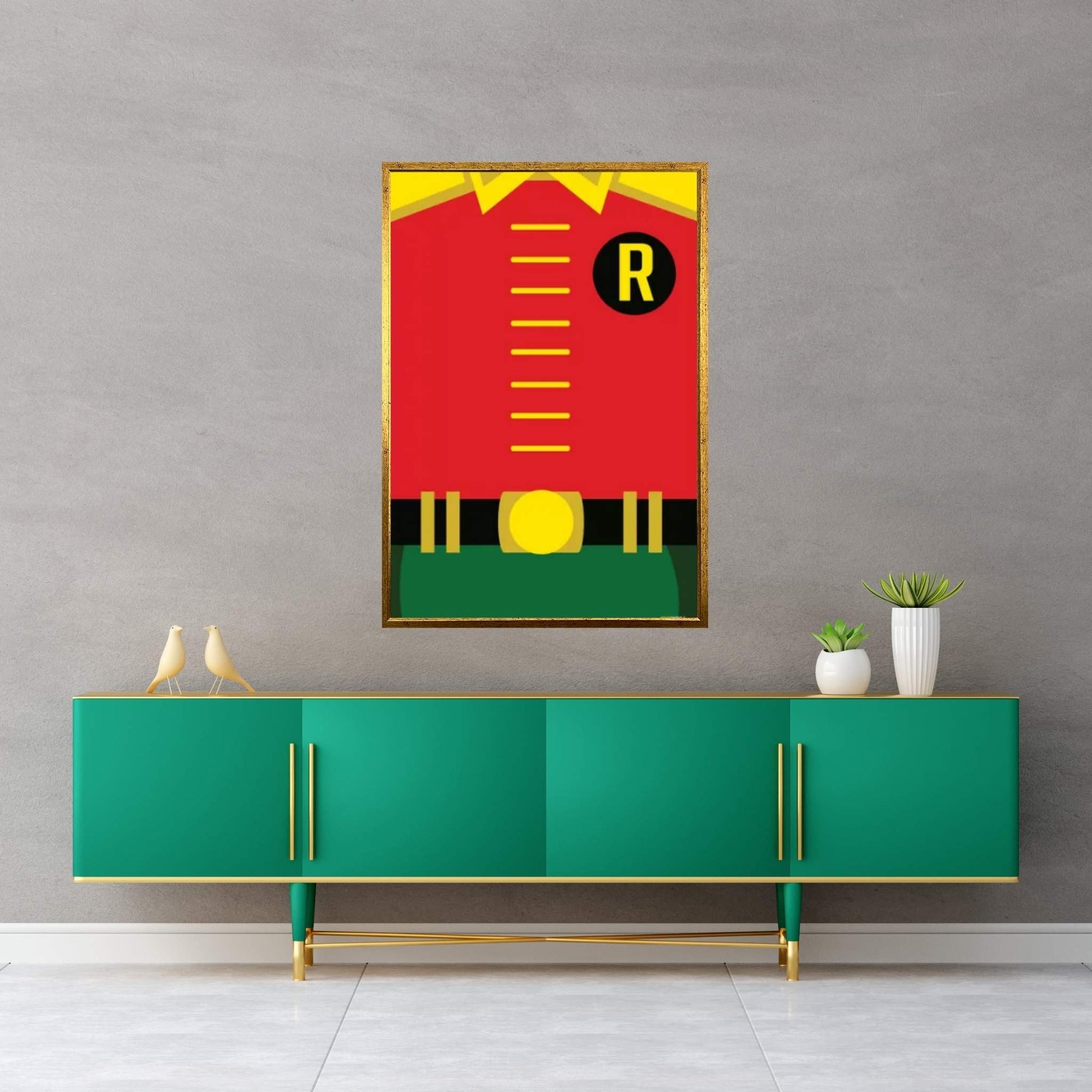 Robin Canvas Wall Art - Y Canvas