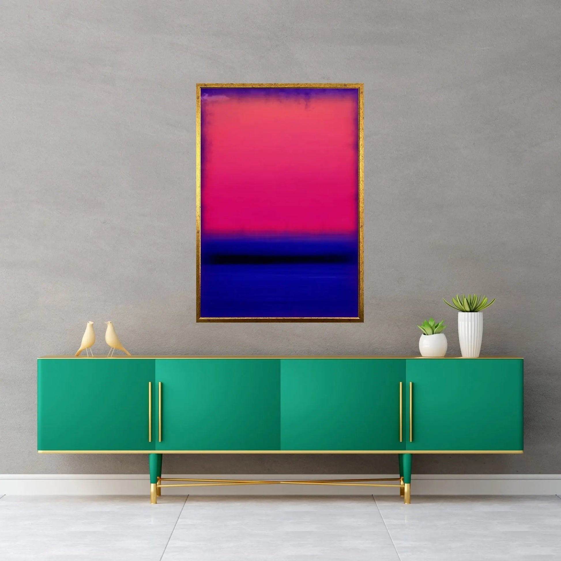 Mark Rothko Frame Canvas/Poster Art Reproduction, Rothko Reproduction - Y Canvas