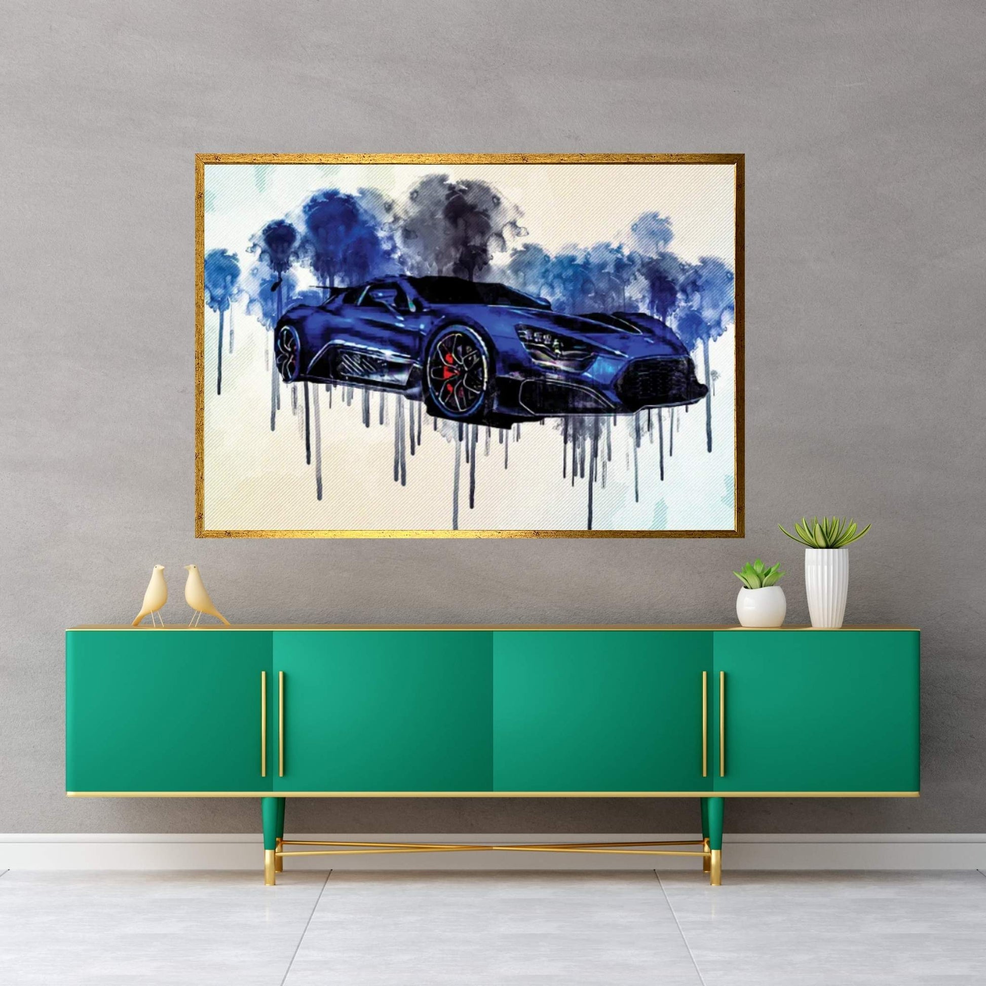 2019 Zenvo TSR-S Hypercar Canvas Wall Art - Y Canvas