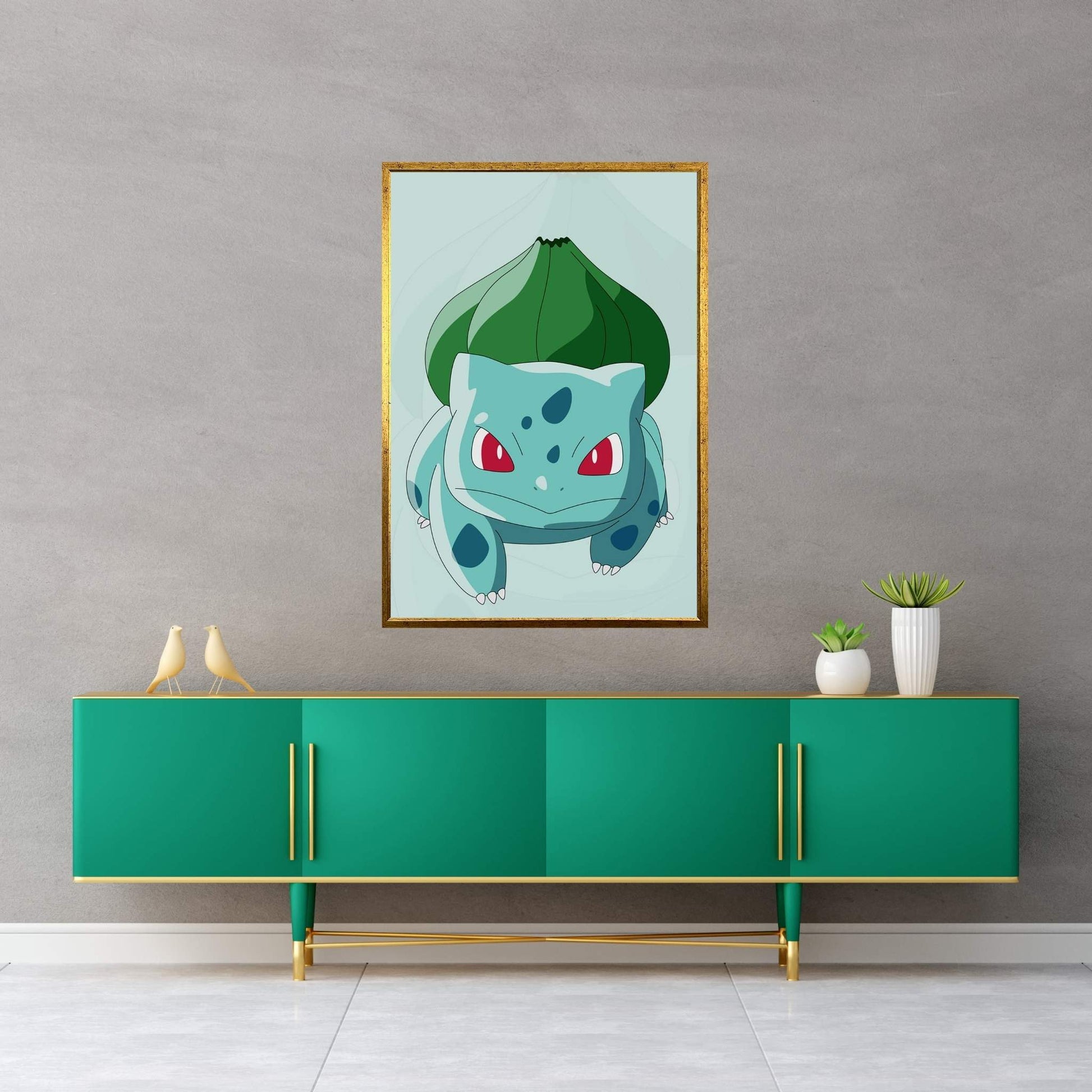 Pokémon - Bulbasaur Canvas Wall Art - Y Canvas