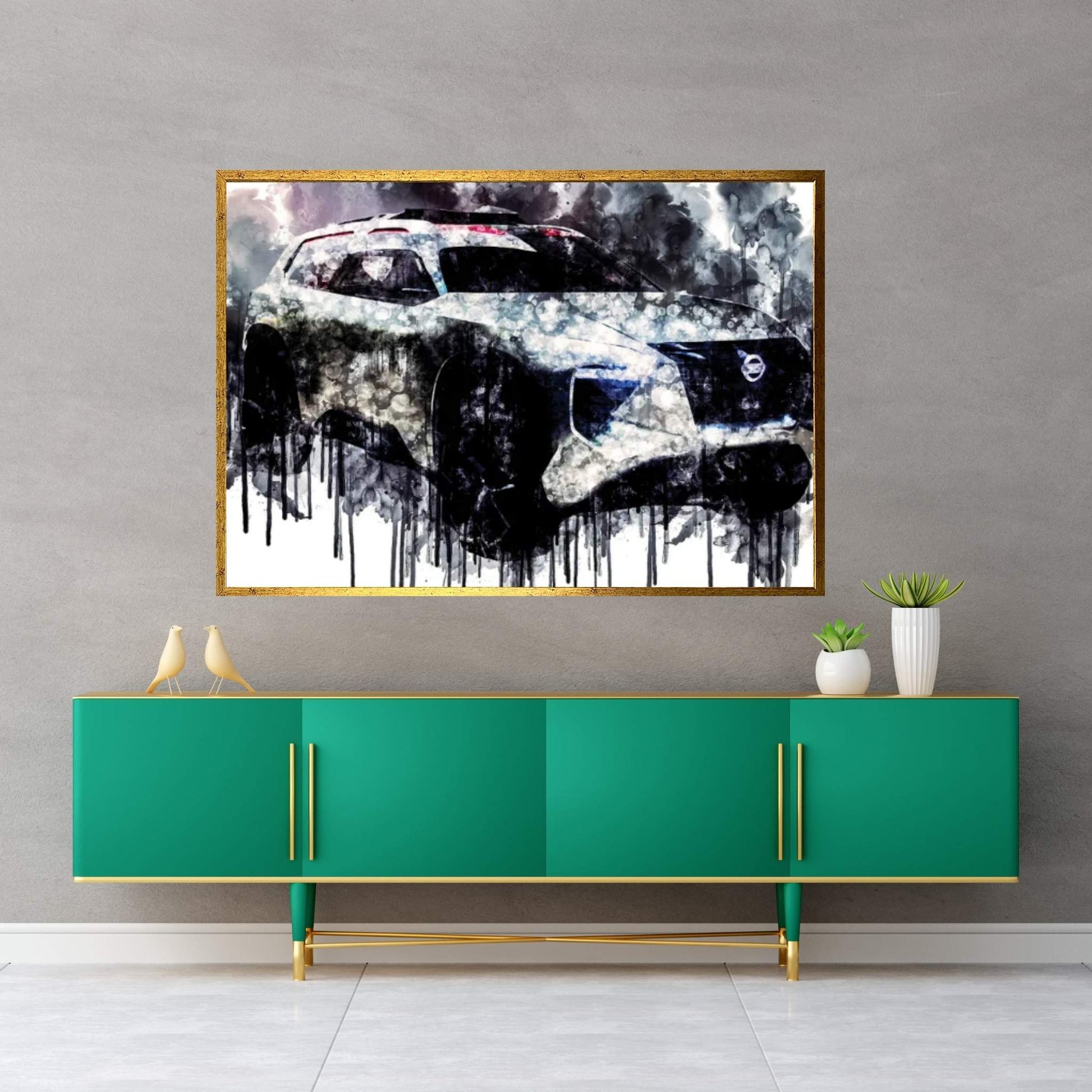 Car 2018 Xmotion Concept Canvas Wall Art - Y Canvas